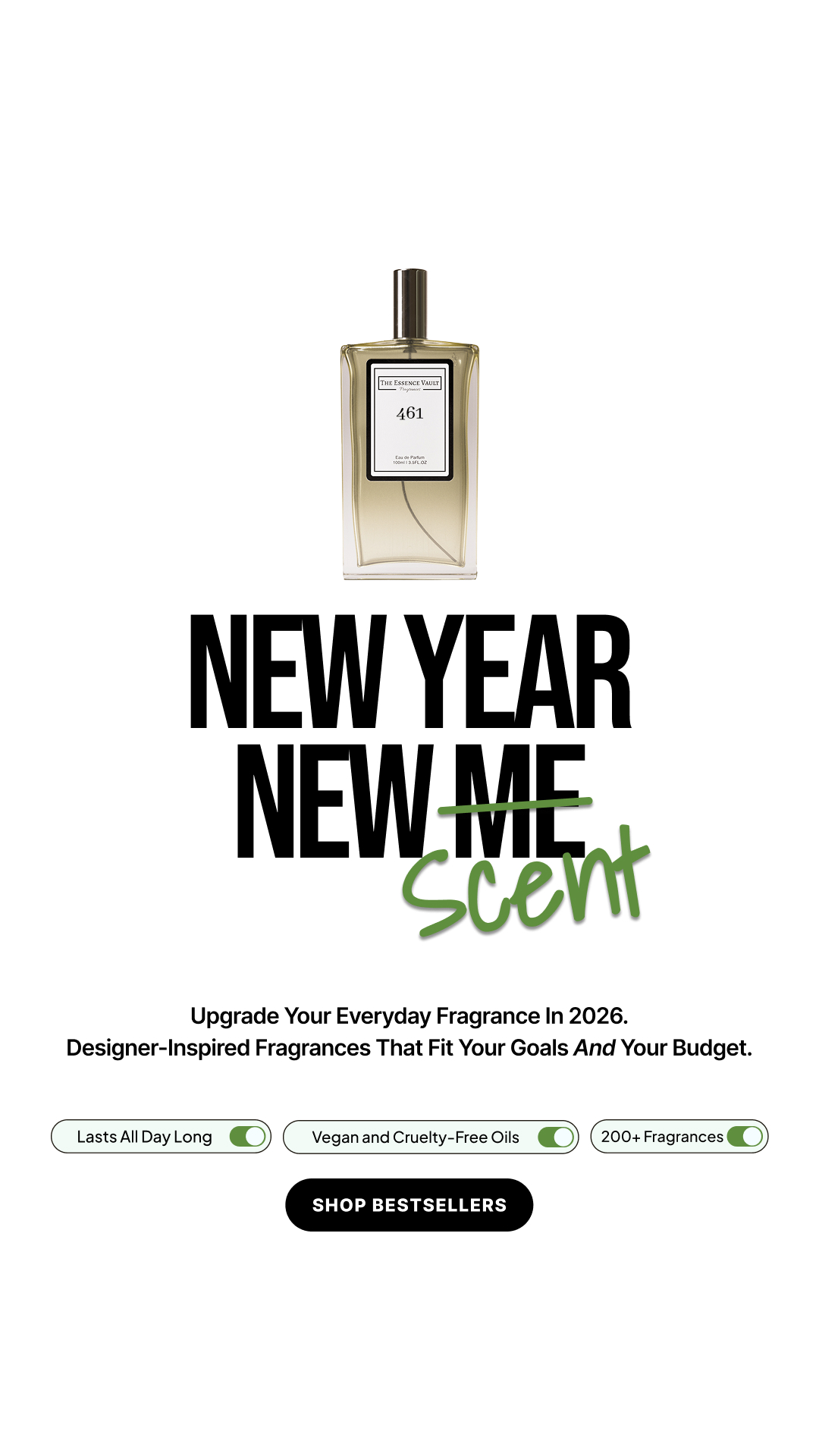 The Essence Vault Facebook ad from Dec 29, 2025