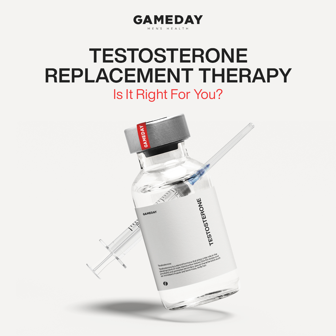 Gameday Men's Health Facebook ad: Your health. Your confidence. Your game.