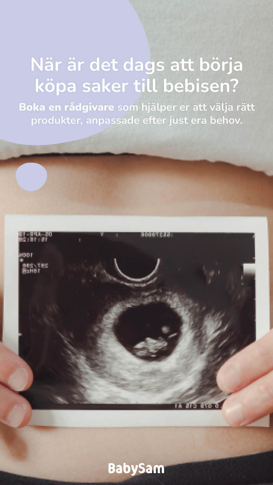 BabySam Sverige Facebook ad