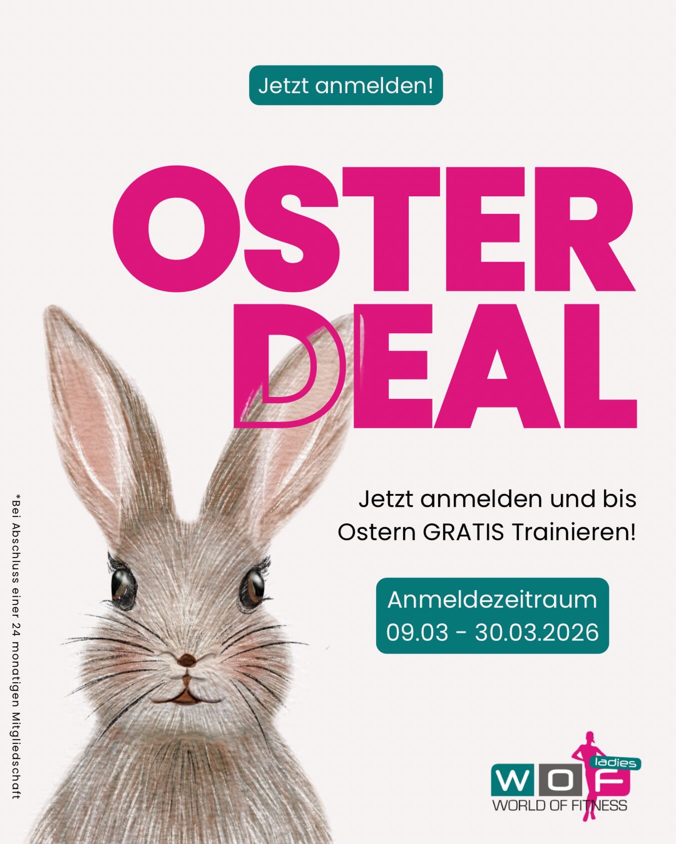 wof22_fitnessfuerdiefrau Facebook ad: OSTER-DEAL im WOF22!