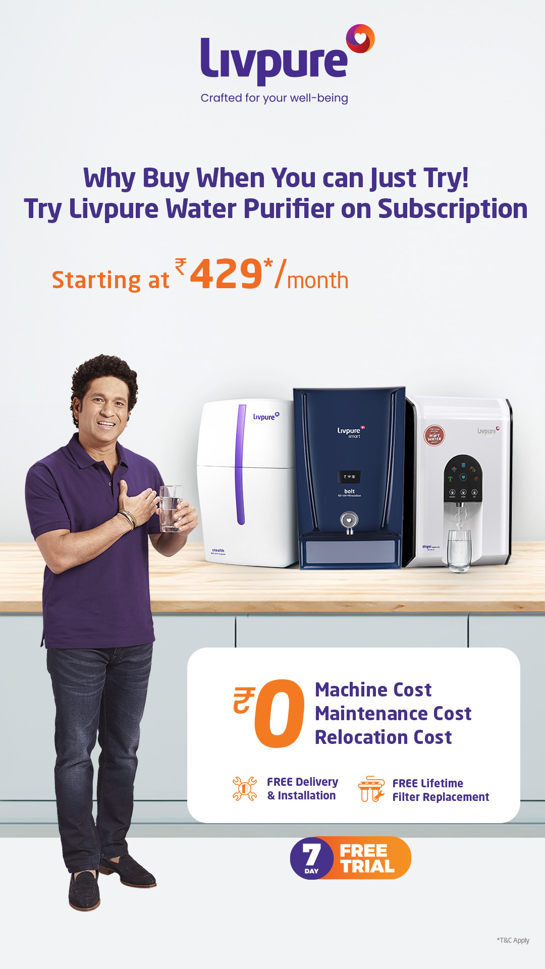 Livpure India Facebook ad