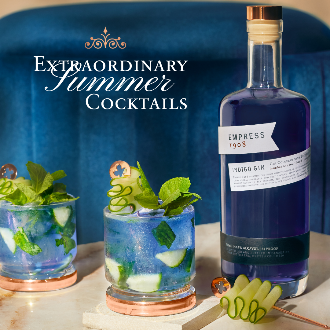 Empress 1908 Gin Facebook ad: Summer sipping has never tasted (or looked) better…