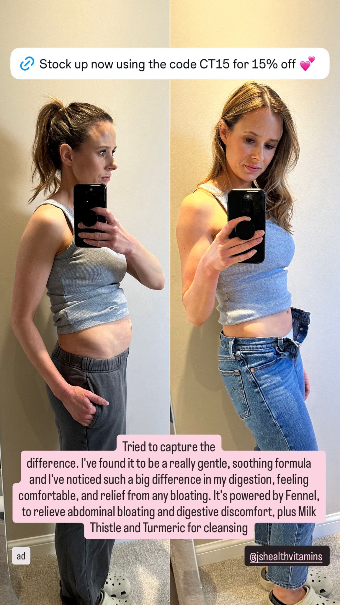 Camilla Thurlow Facebook ad