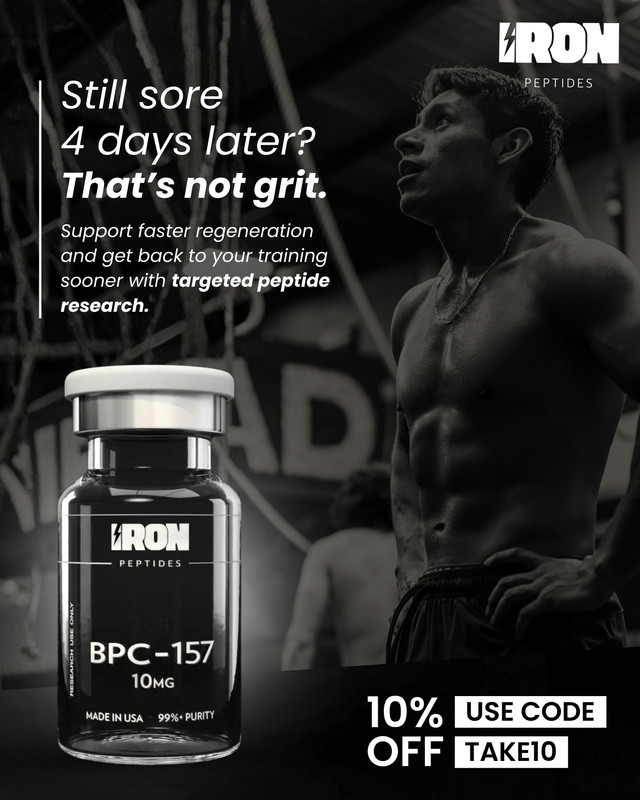 Iron Tidez Facebook ad from Apr 24, 2026
