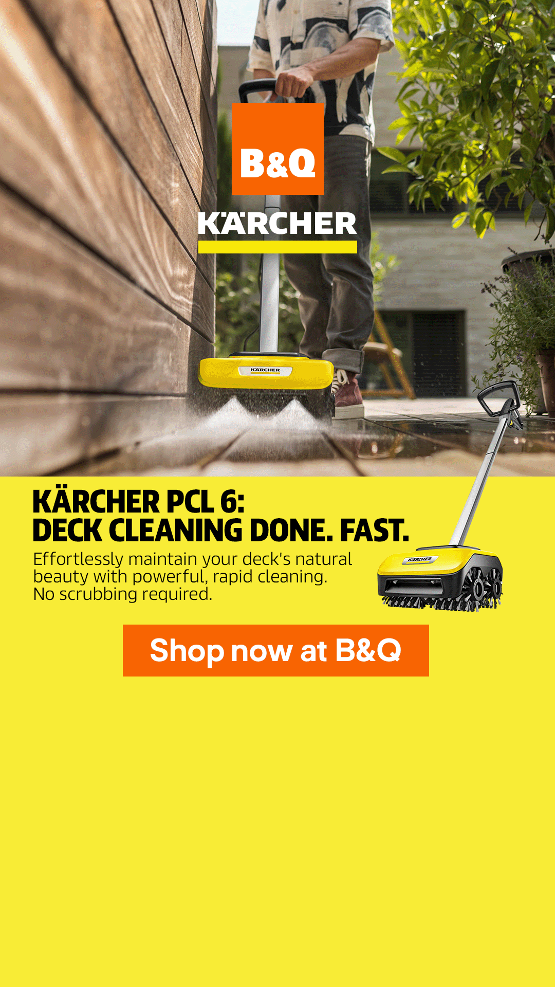 B&Q Facebook ad