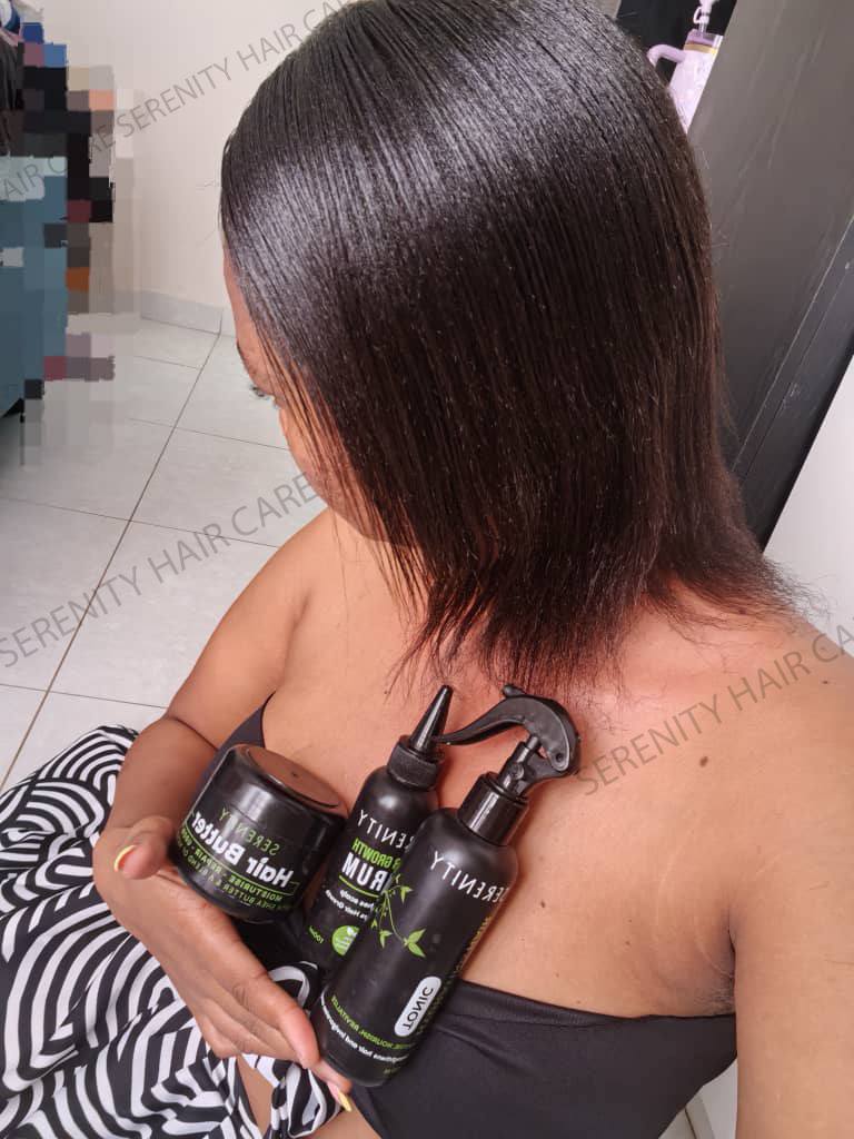 Serenity Hair Care Facebook ad
