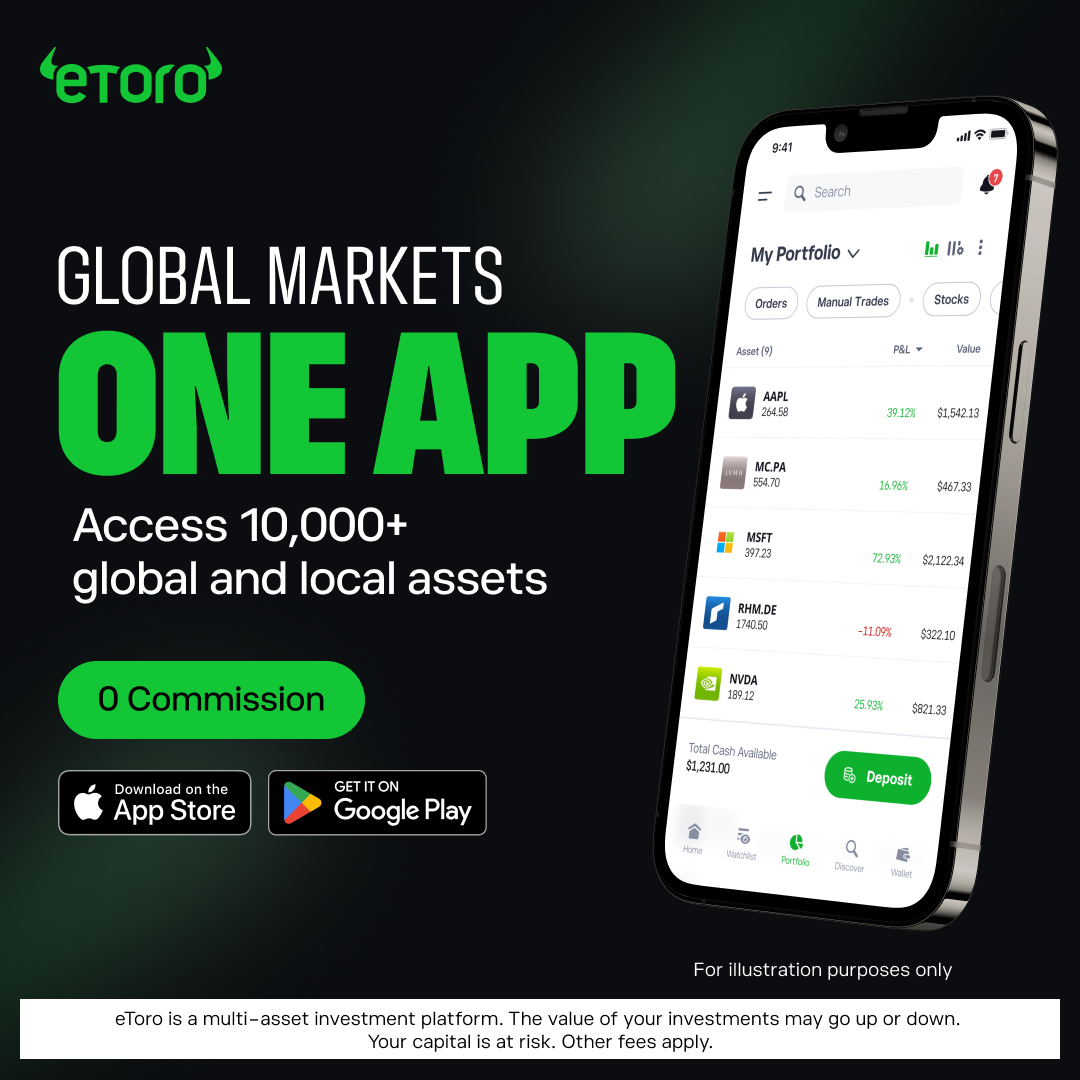 eToro Facebook ad