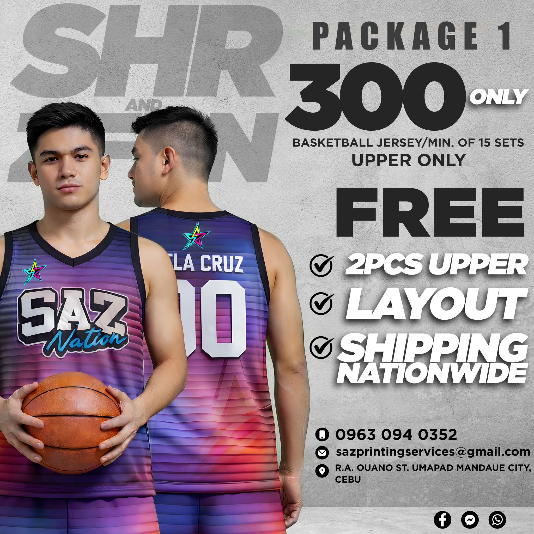 Shira and Zaffron Printing Services Facebook ad: SUMMER SEASON PROMO!