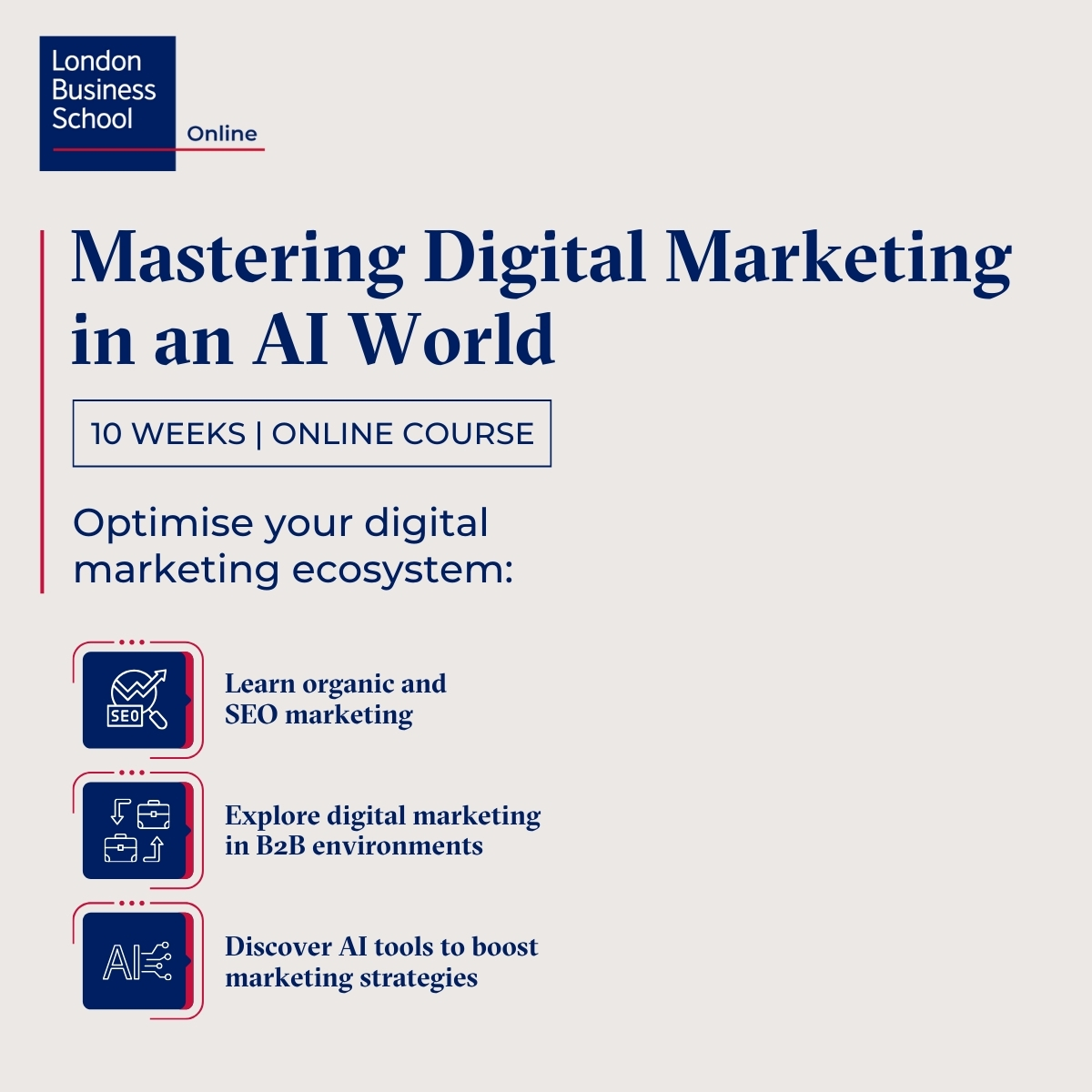 London Business School Facebook ad