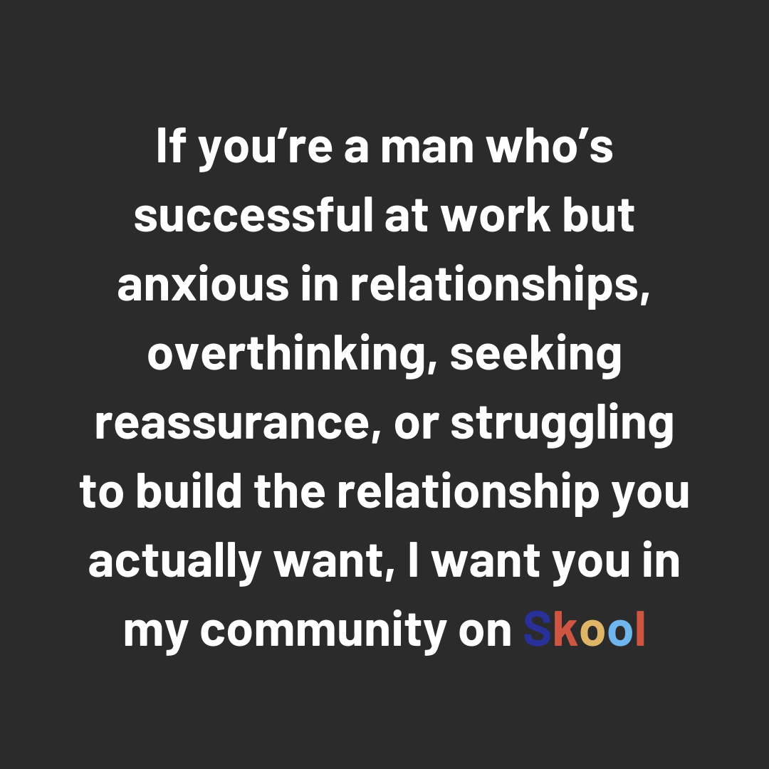 The Legacy Men’s Transformation Facebook ad: Confident at Work. Anxious in Love.