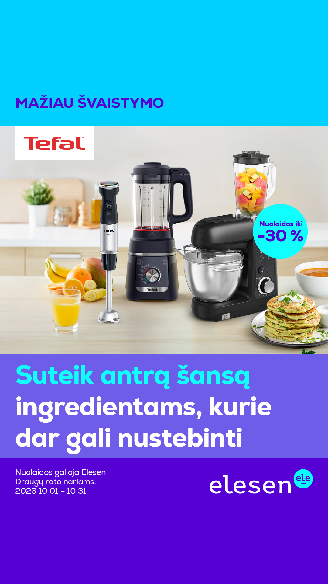 Elesen Facebook ad: Paversk likučius naujais skoniais