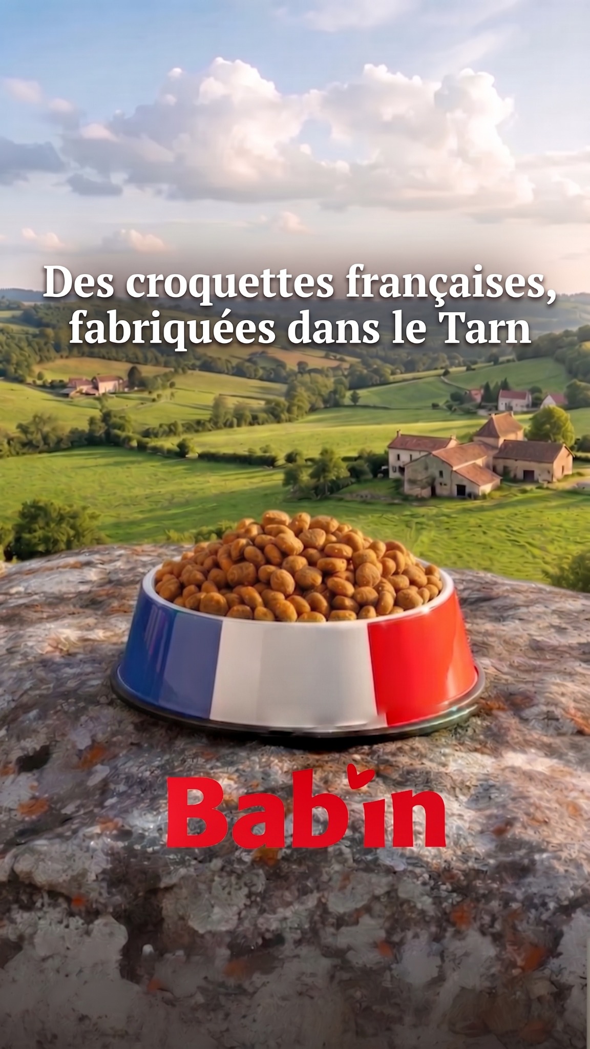 Bab'in Facebook ad: Ses repas livrés sans y penser