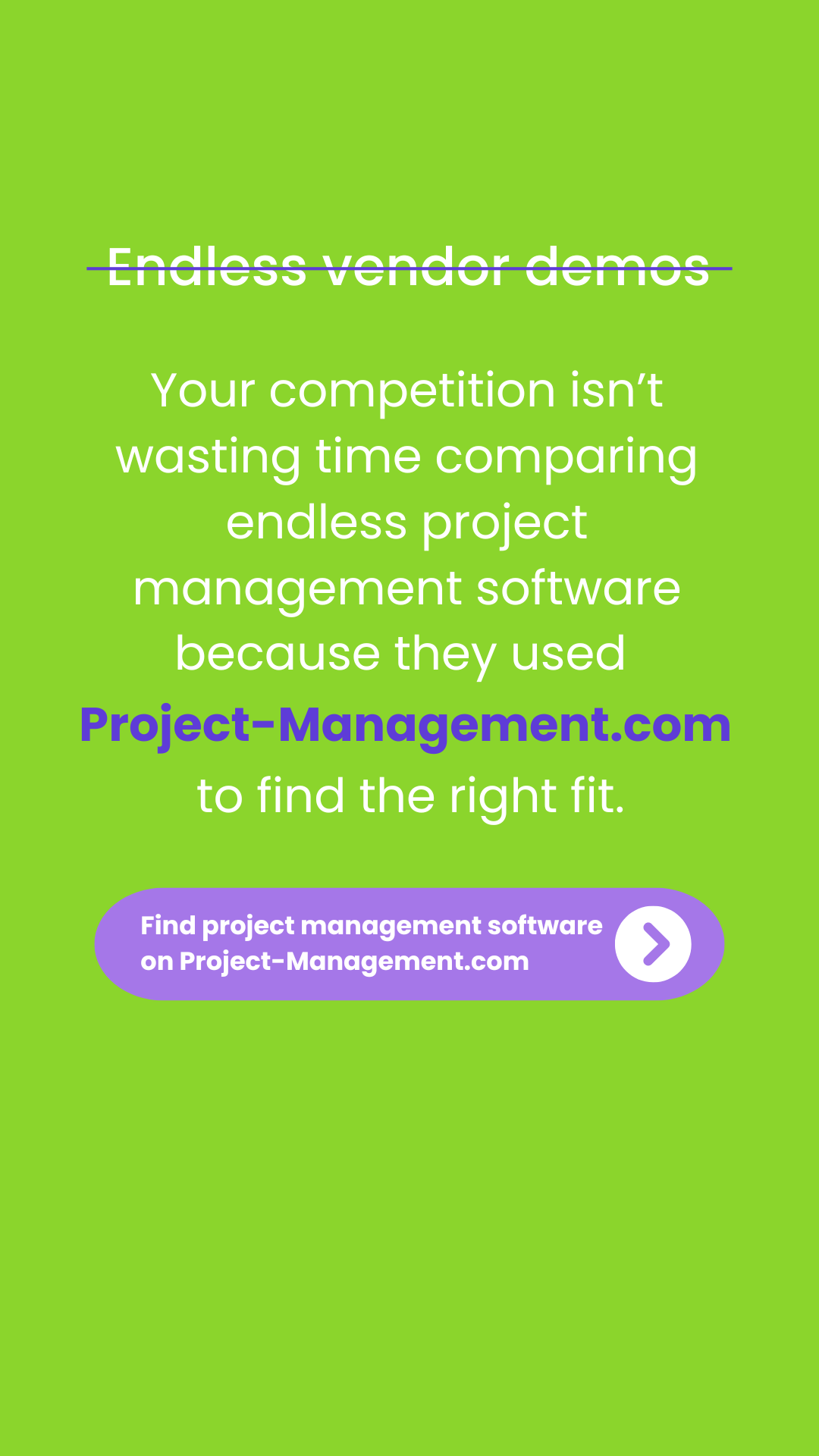 Project-Management.com Facebook ad