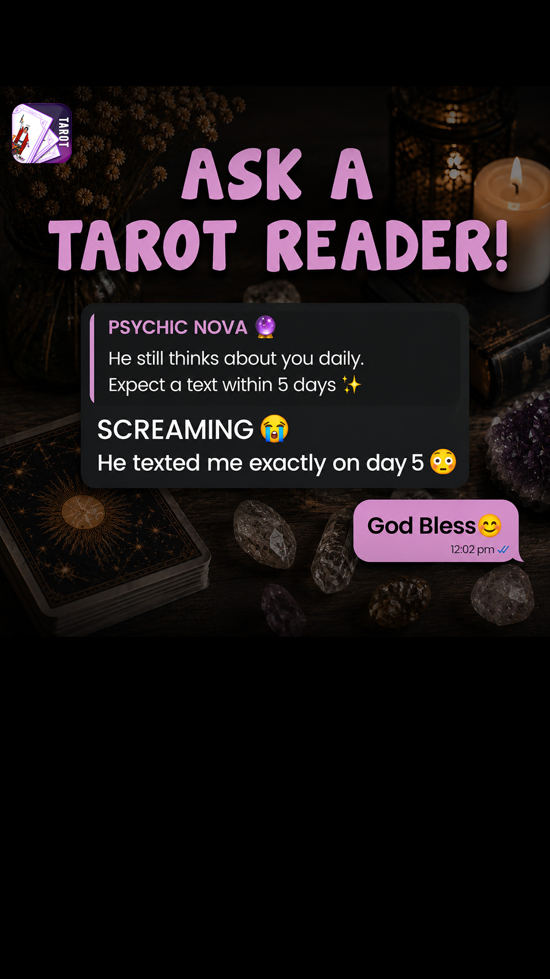 Tarot Life Facebook ad