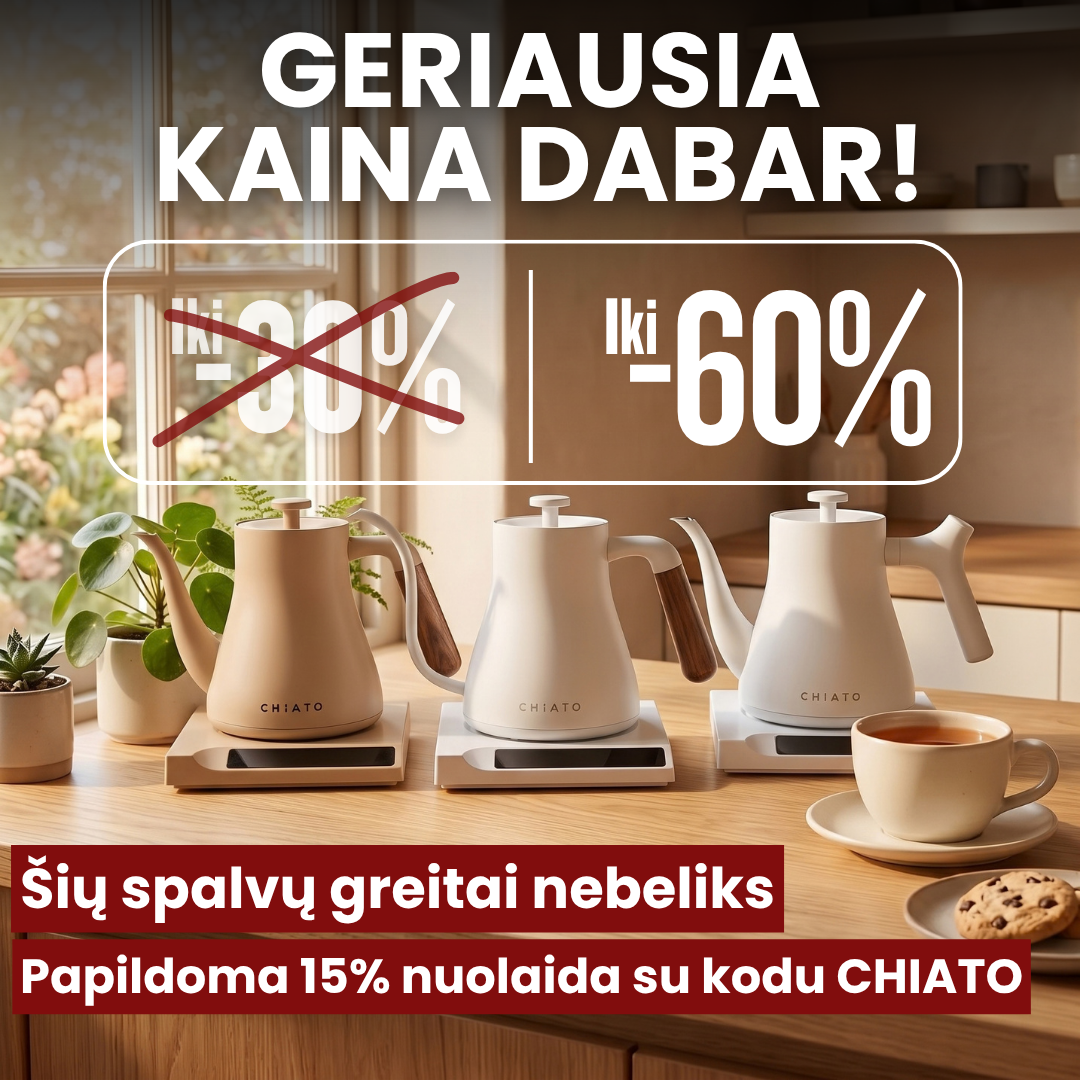 Kavos Draugas Facebook ad: Iki -60% + kodas: CHIATO