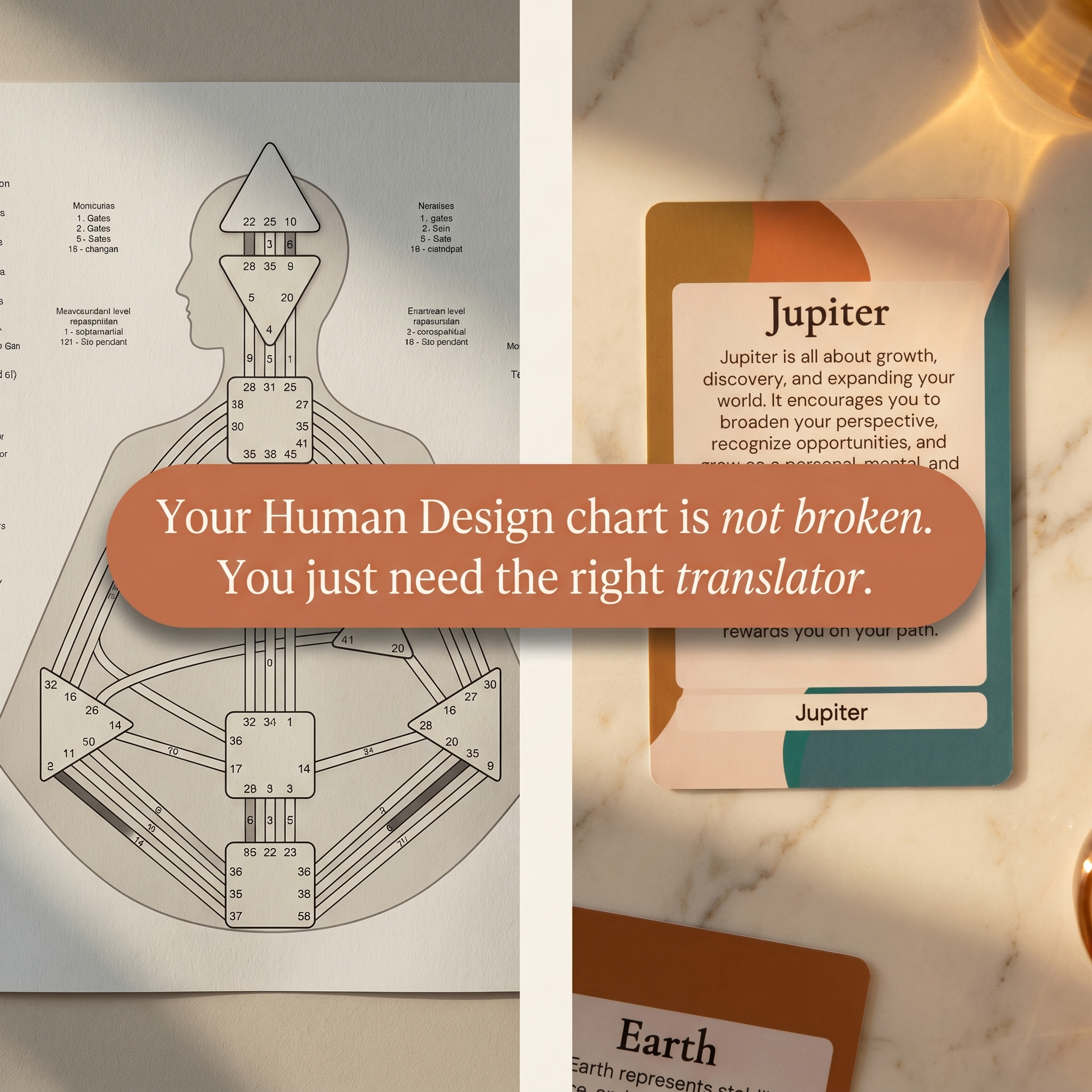 Humandesigncards Facebook ad