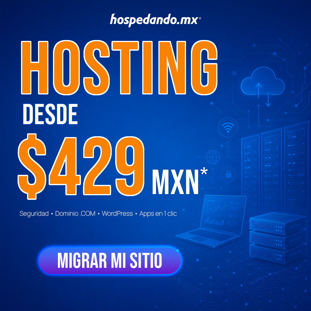 Hospedando.Mx Facebook ad: Planes de Hosting con cPanel - Hospedando.Mx