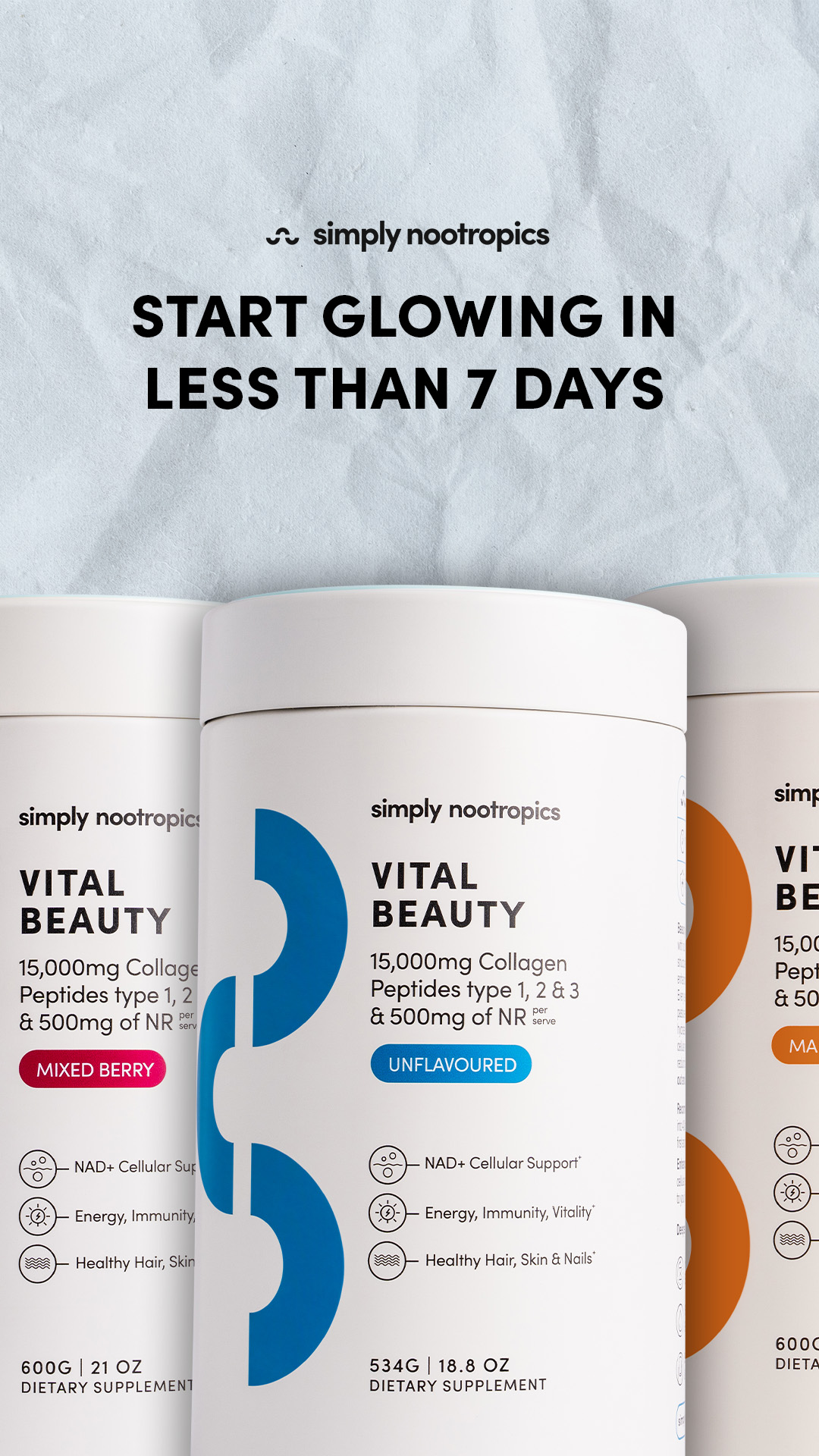 Simply Nootropics Facebook ad