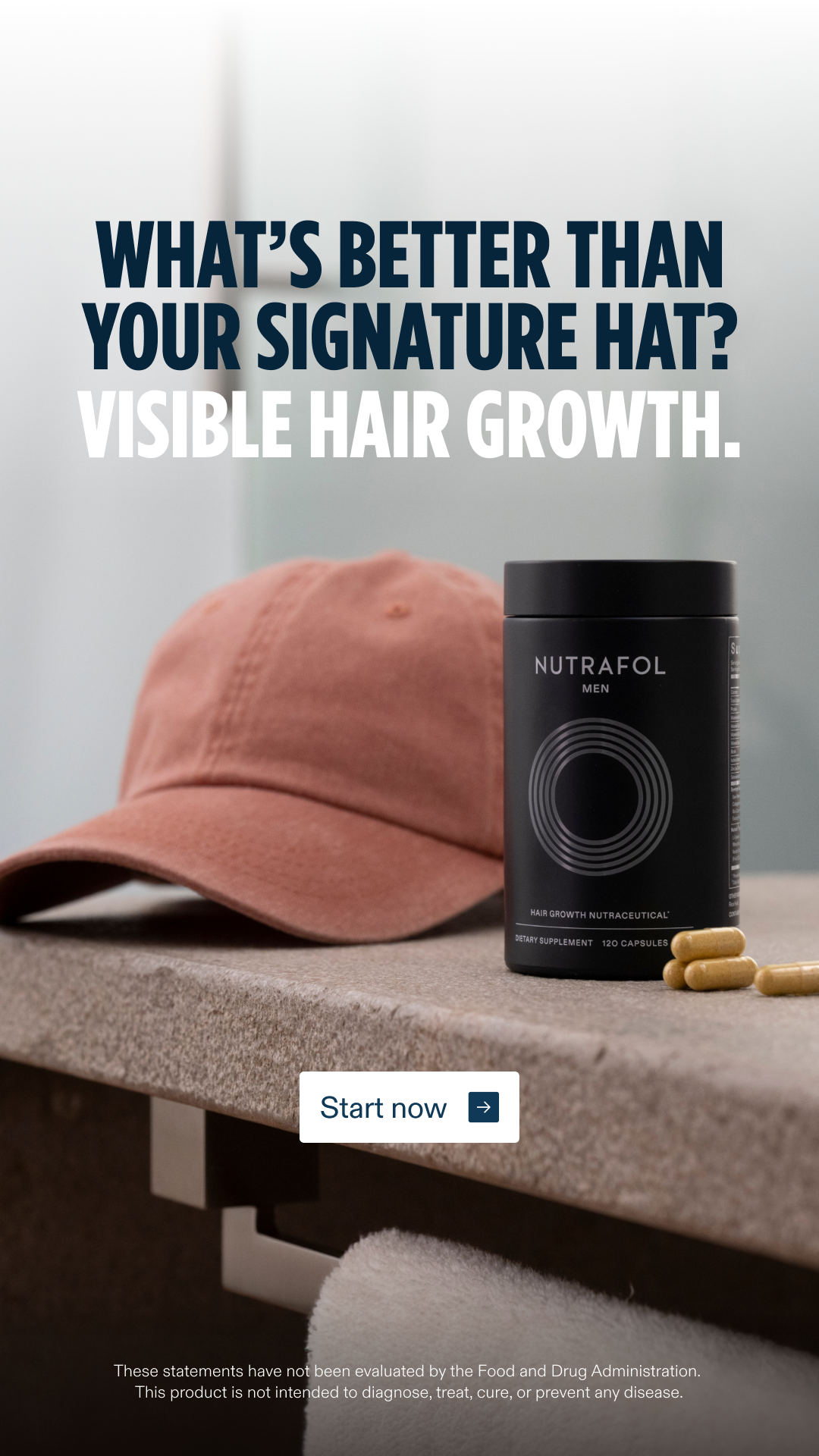 Nutrafol Men Facebook ad