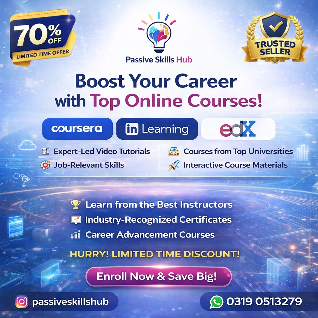Passive Skills HUB Facebook ad: Upgrade Your Skills Before It’s Gone!