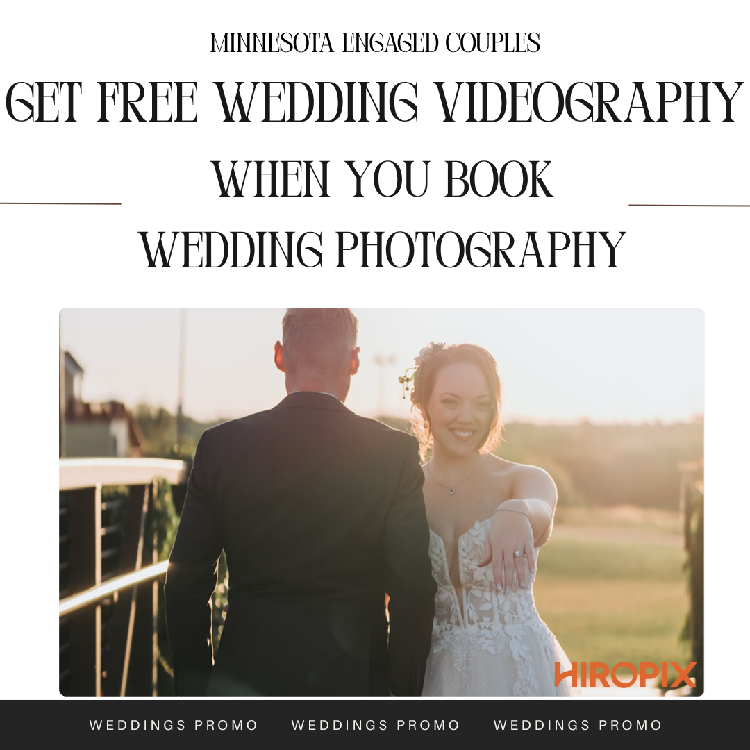 Weddings by Hiropix Facebook ad: Photos Capture the Moment. Video Lets You Relive It.