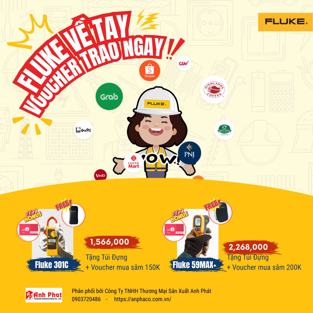 Fluke Viet Nam Facebook ad: Deal tốt cho anh em kỹ thuật