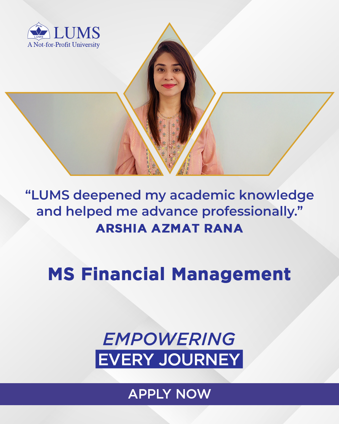 LUMS Facebook ad