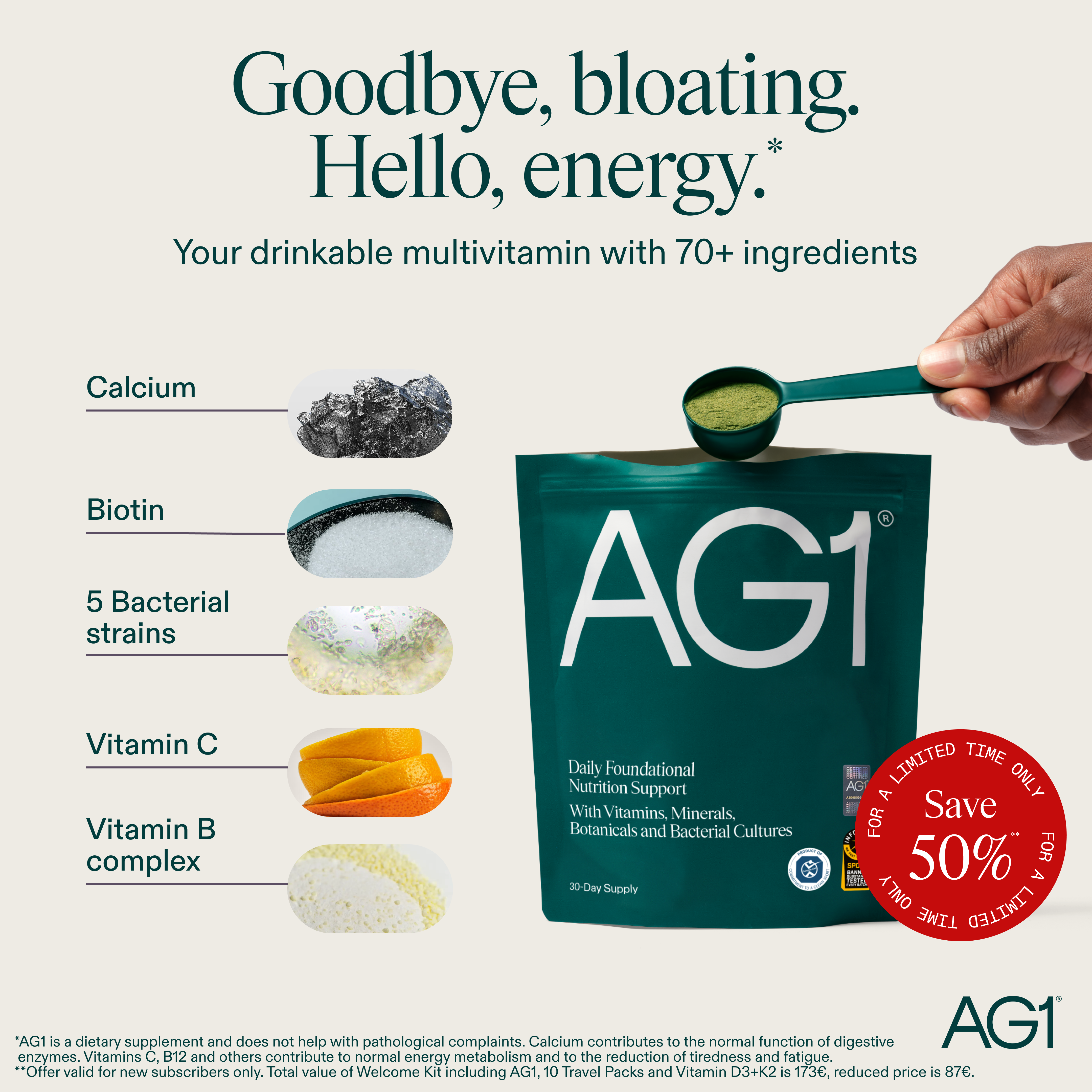 AG1 by Athletic Greens Facebook ad