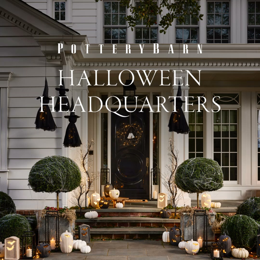 Pottery Barn Facebook ad: Bewitching decor & more for a spirited Halloween…