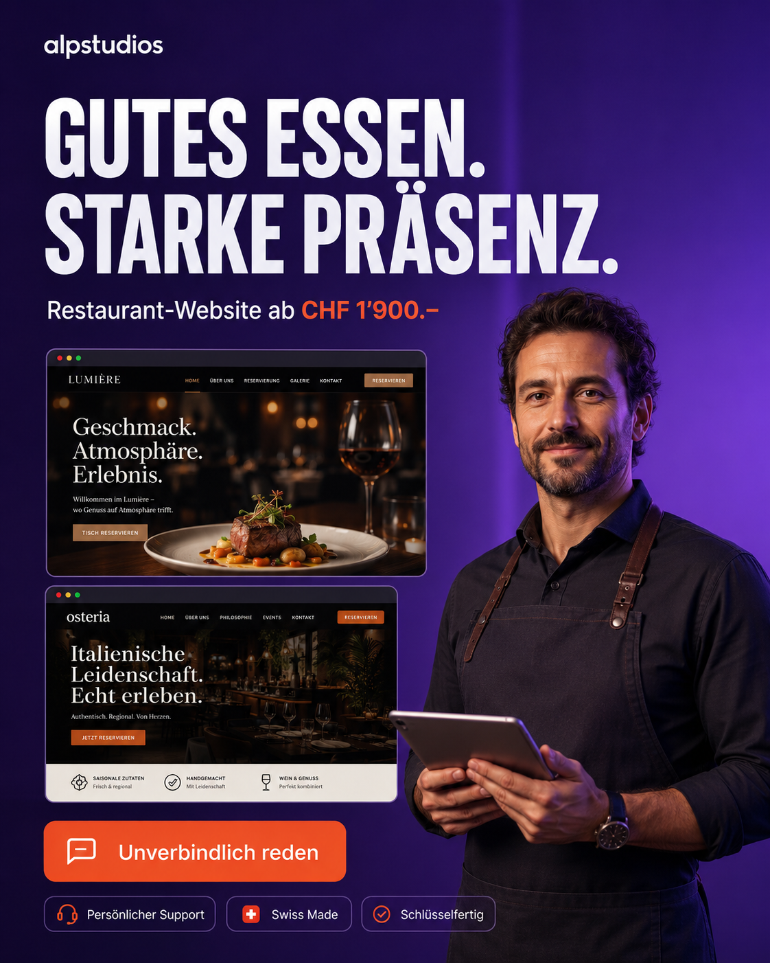 AlpStudios GmbH Facebook ad from Jun 11, 2026