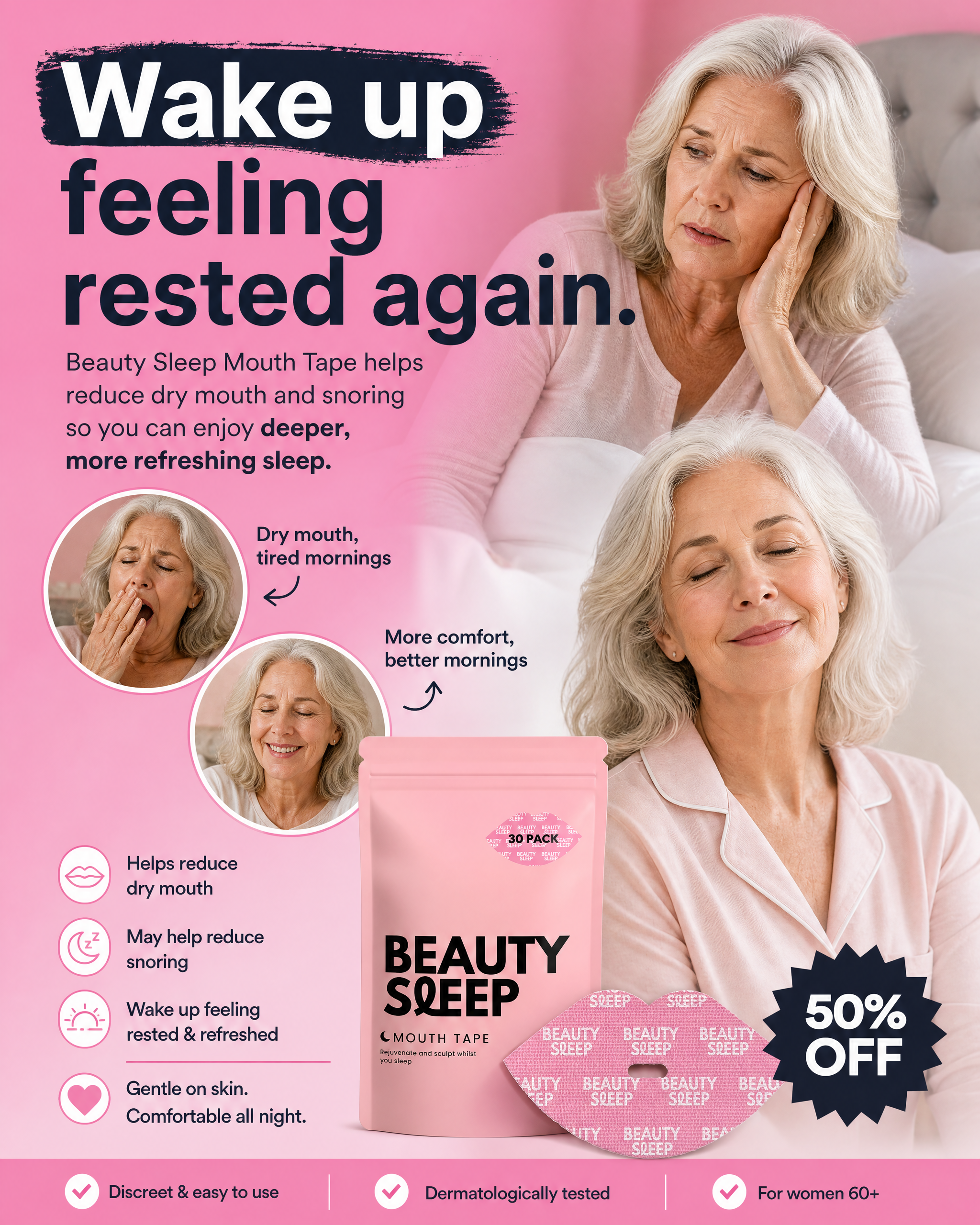 Beauty Sleep Facebook ad