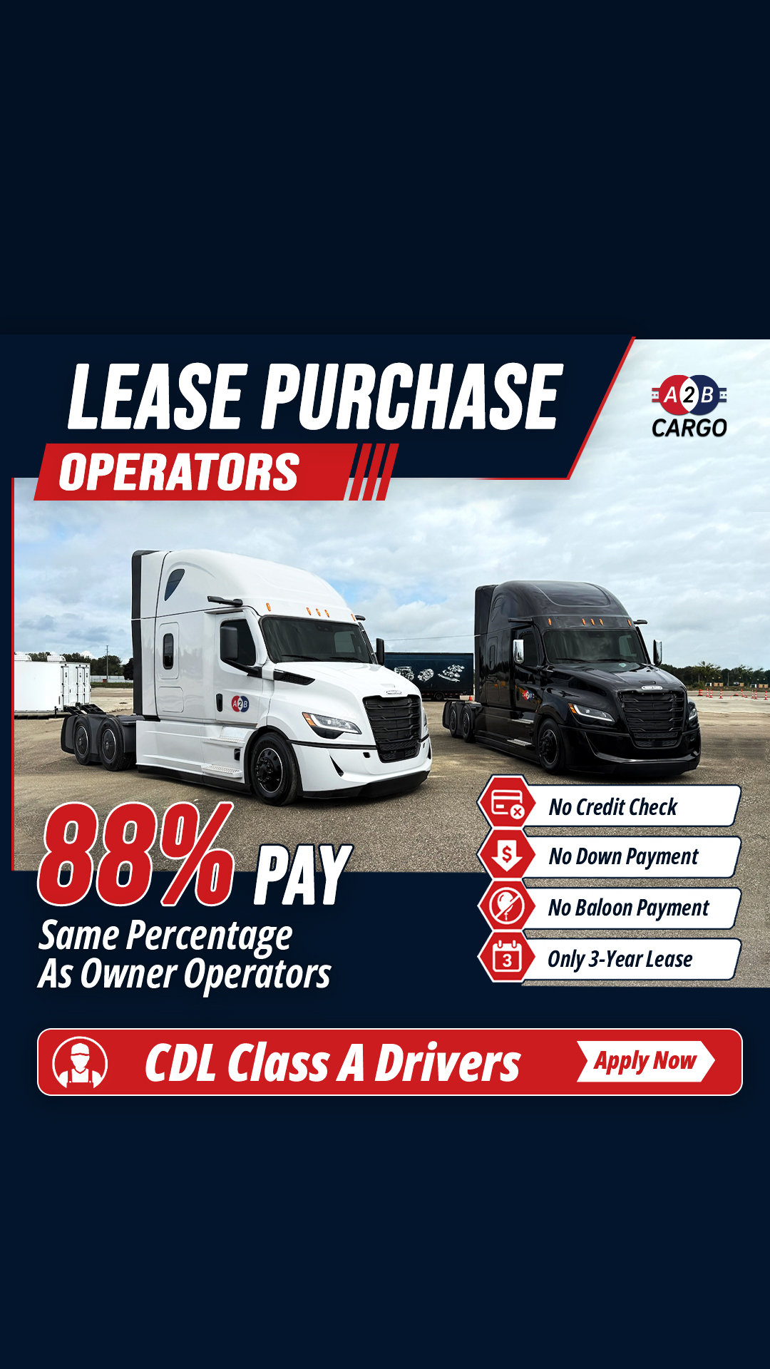 A2B Cargo Facebook ad