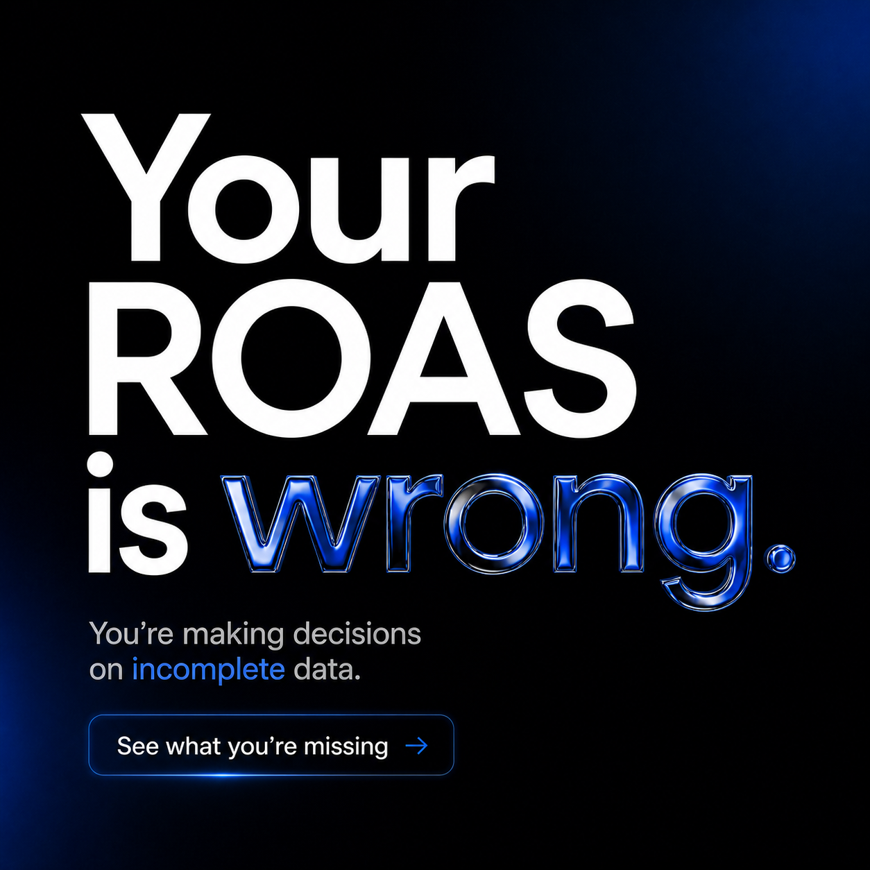 wetracked.io Facebook ad