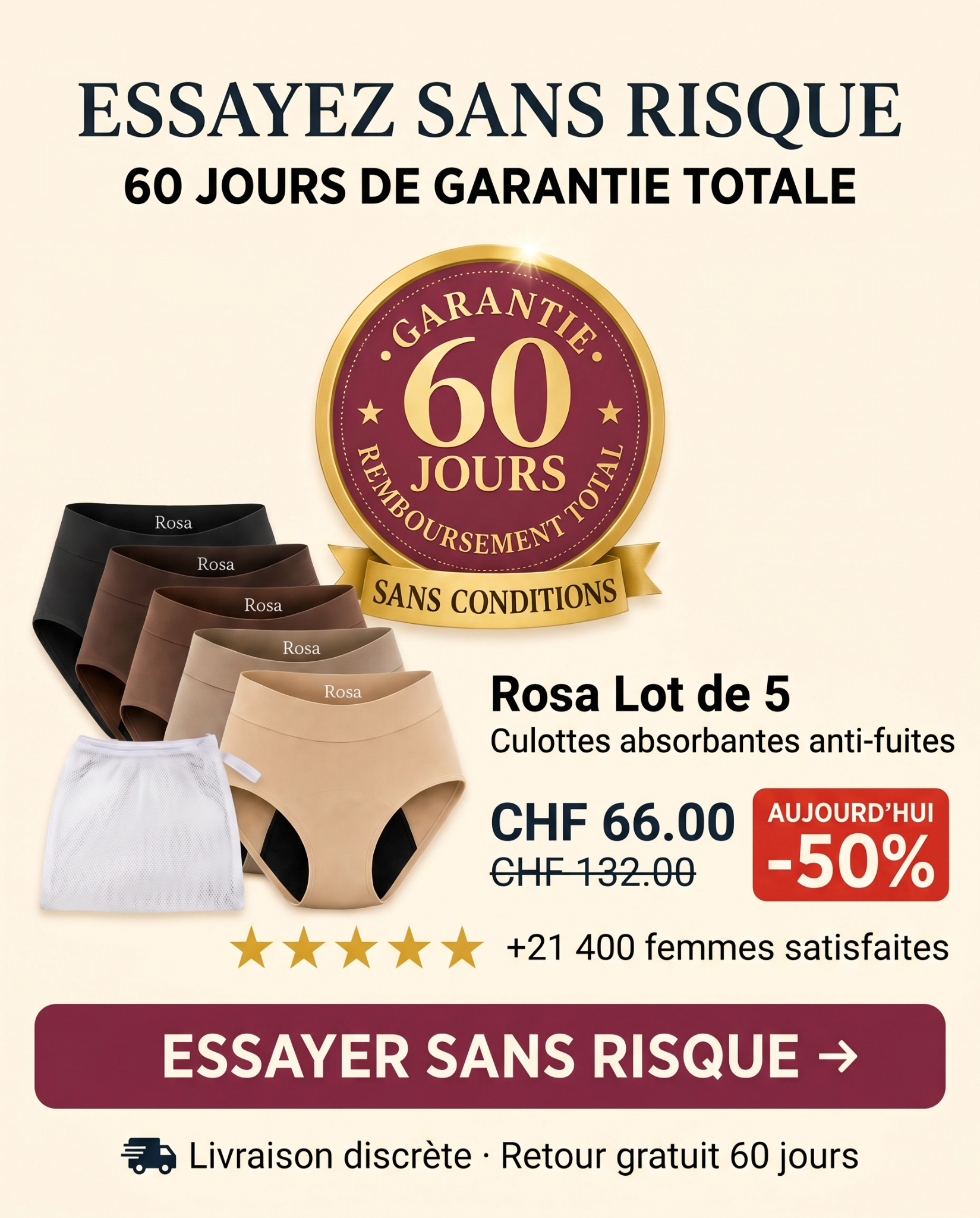 Rosa Facebook ad