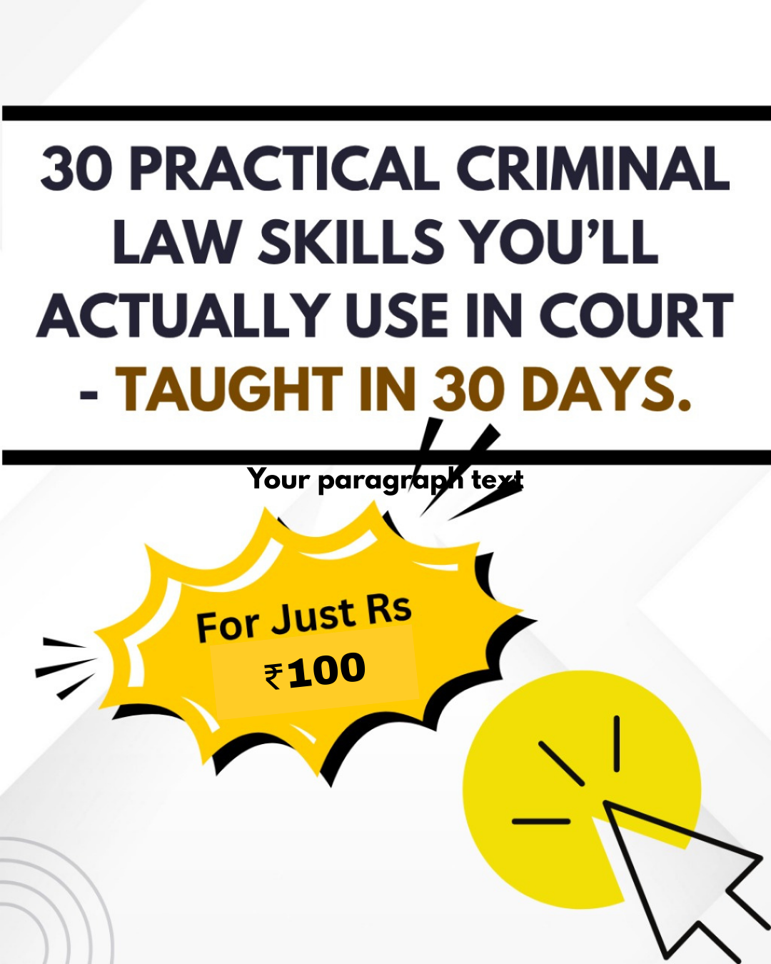 LawSikho Facebook ad