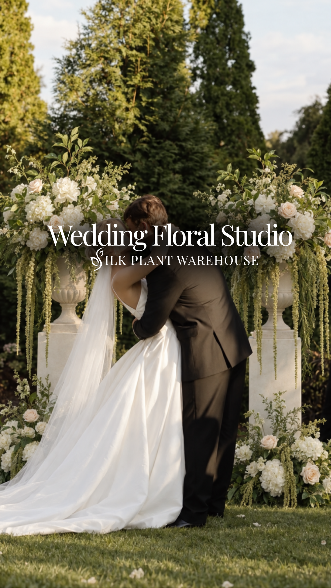 Silk Plant Warehouse Facebook ad: Your wedding flowers should feel like you.