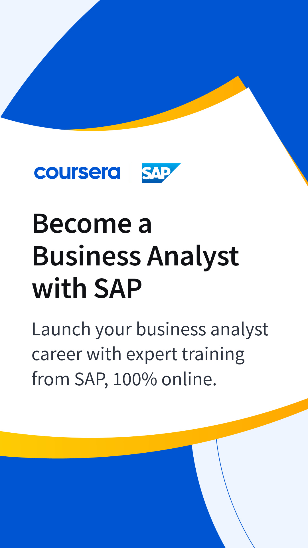 Coursera Facebook ad