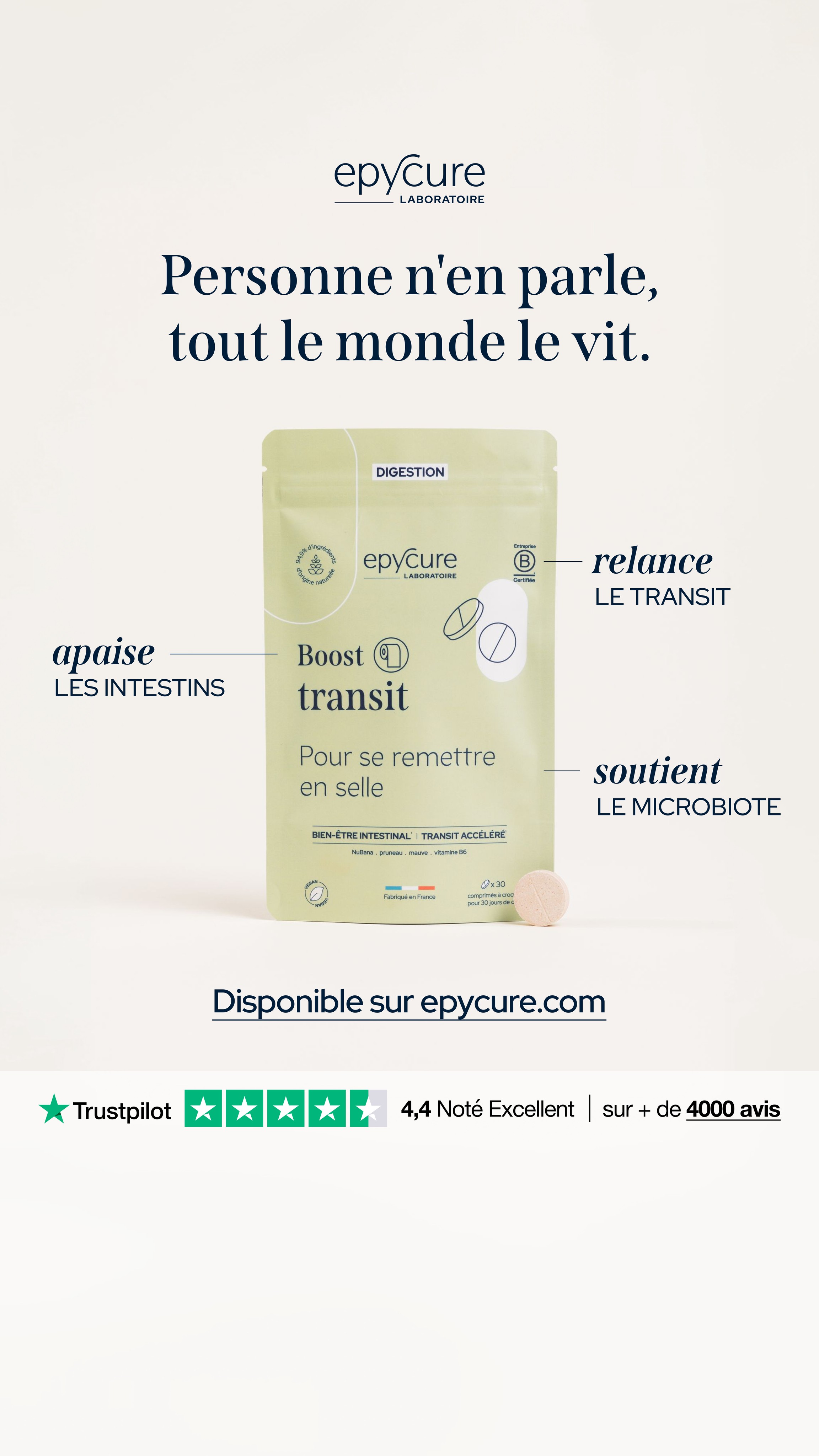 Epycure Facebook ad