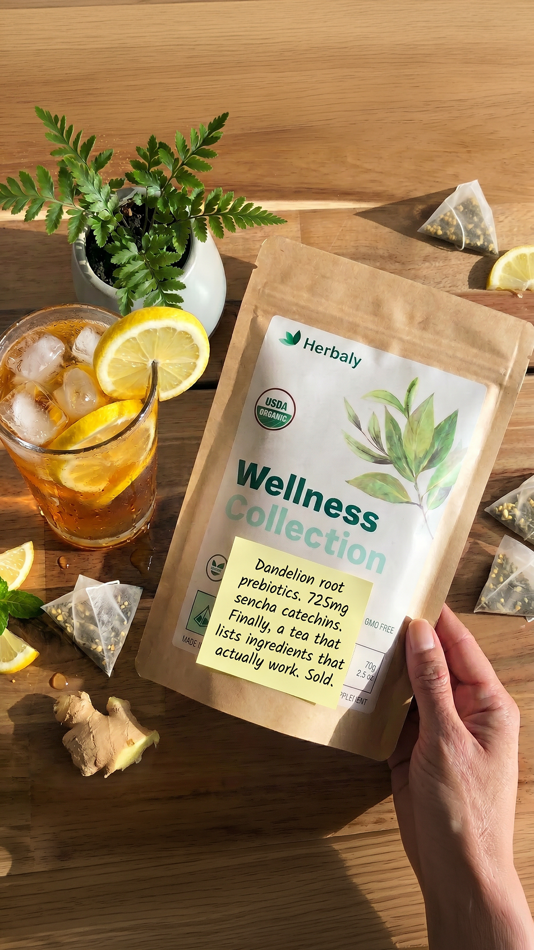 Herbaly Facebook ad