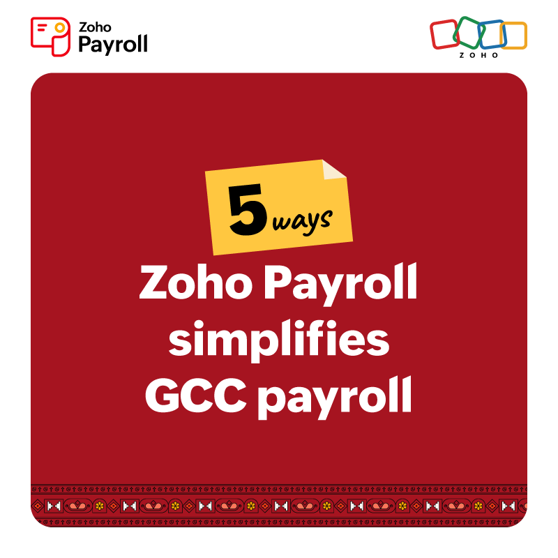 Zoho Payroll Facebook ad