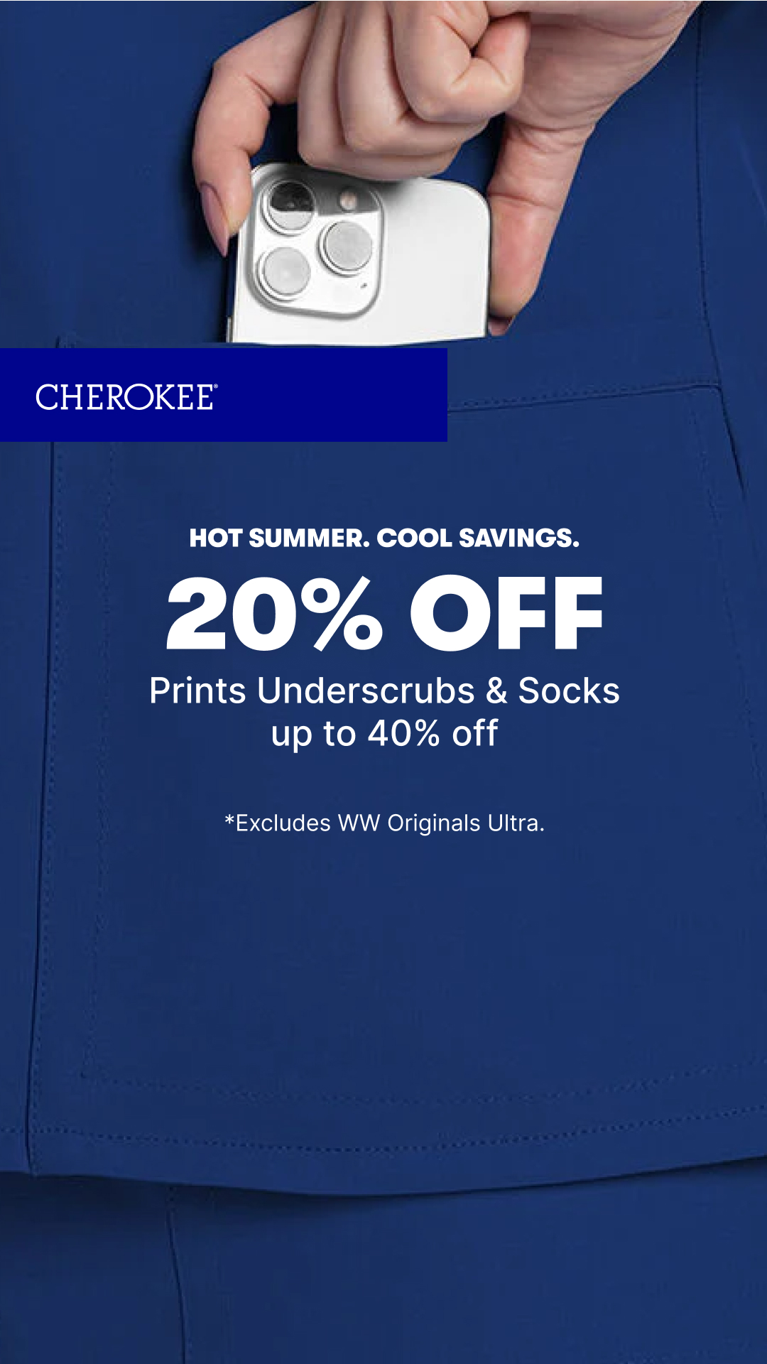 Cherokee Uniforms Facebook ad
