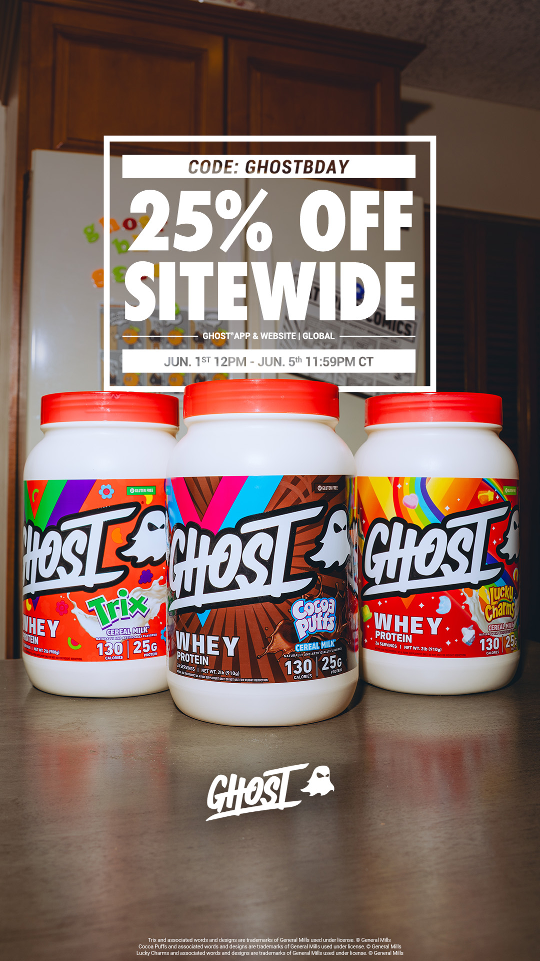 GHOST Facebook ad