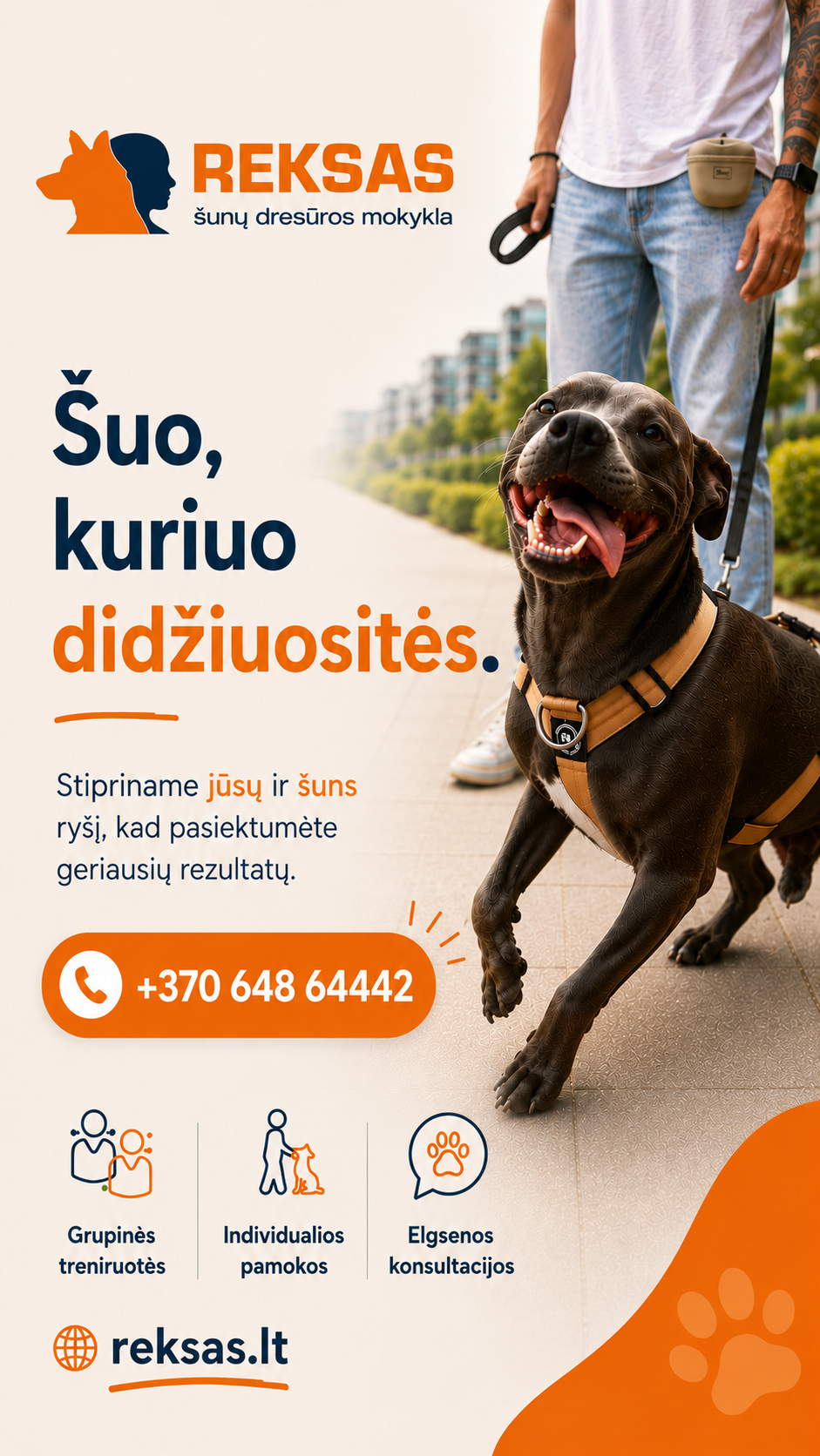 Reksas.lt Facebook ad