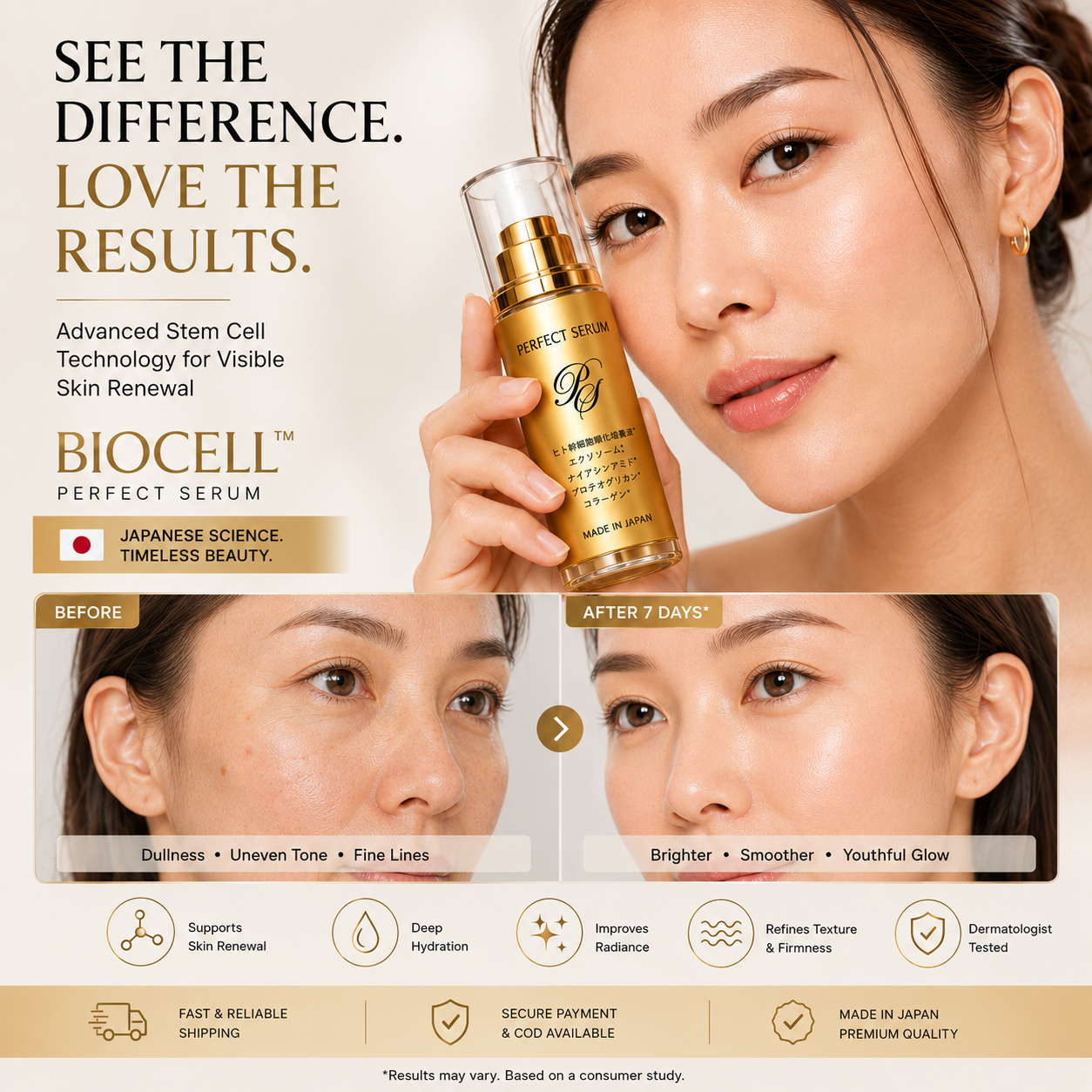 Zidein Beauty - Biocell Japan Facebook ad: ๐๐จ๐ฎ๐ซ ๐ฌ๐ค๐ข๐ง ๐ข๐ฌ๐งโ๐ญ ๐๐ ๐ข๐ง๐ โฆ ๐ข๐ญโ๐ฌโฆ