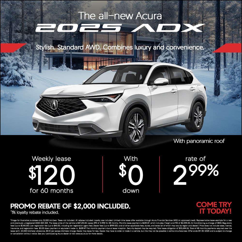 Gatineau Acura Facebook ad