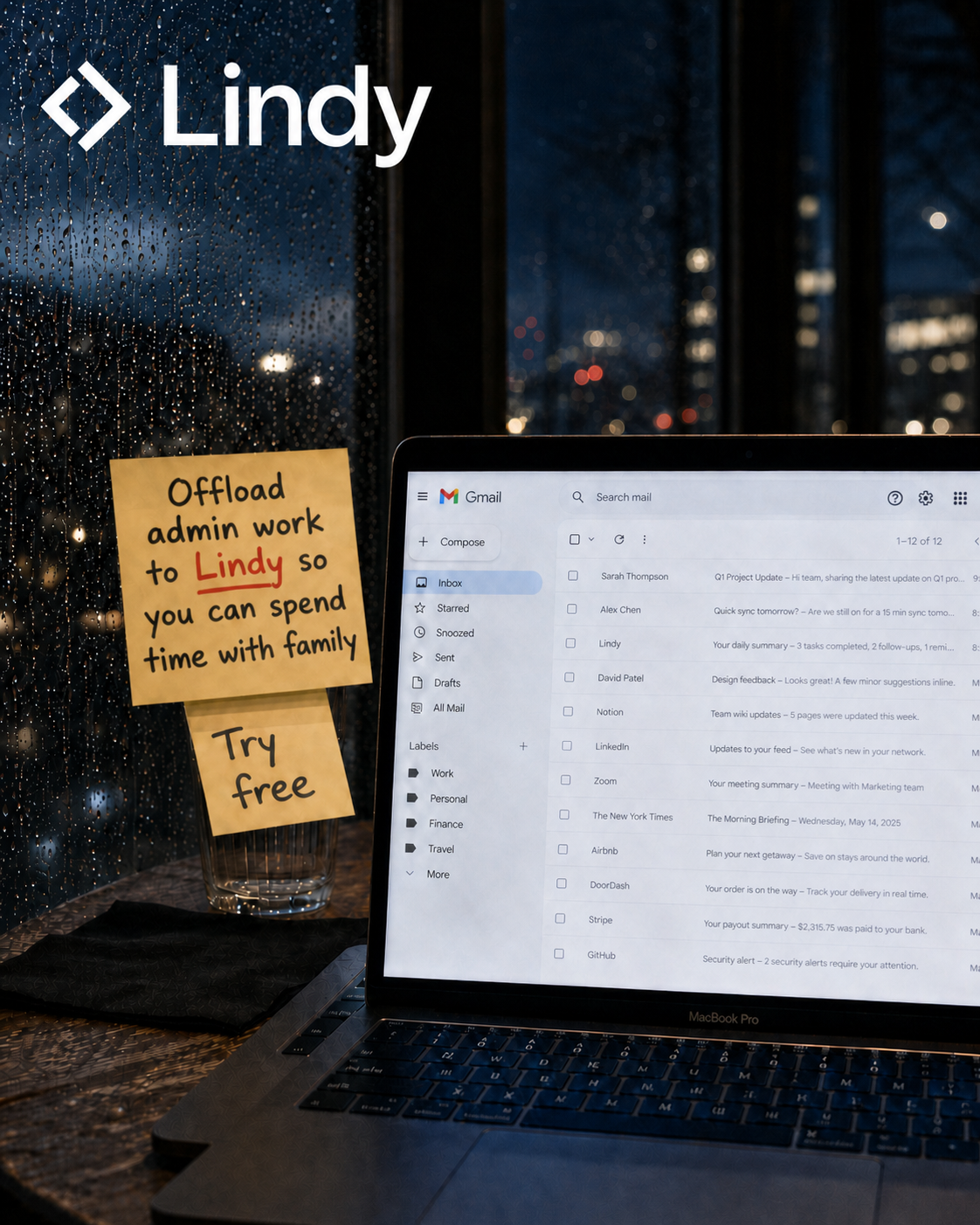Lindy Facebook ad