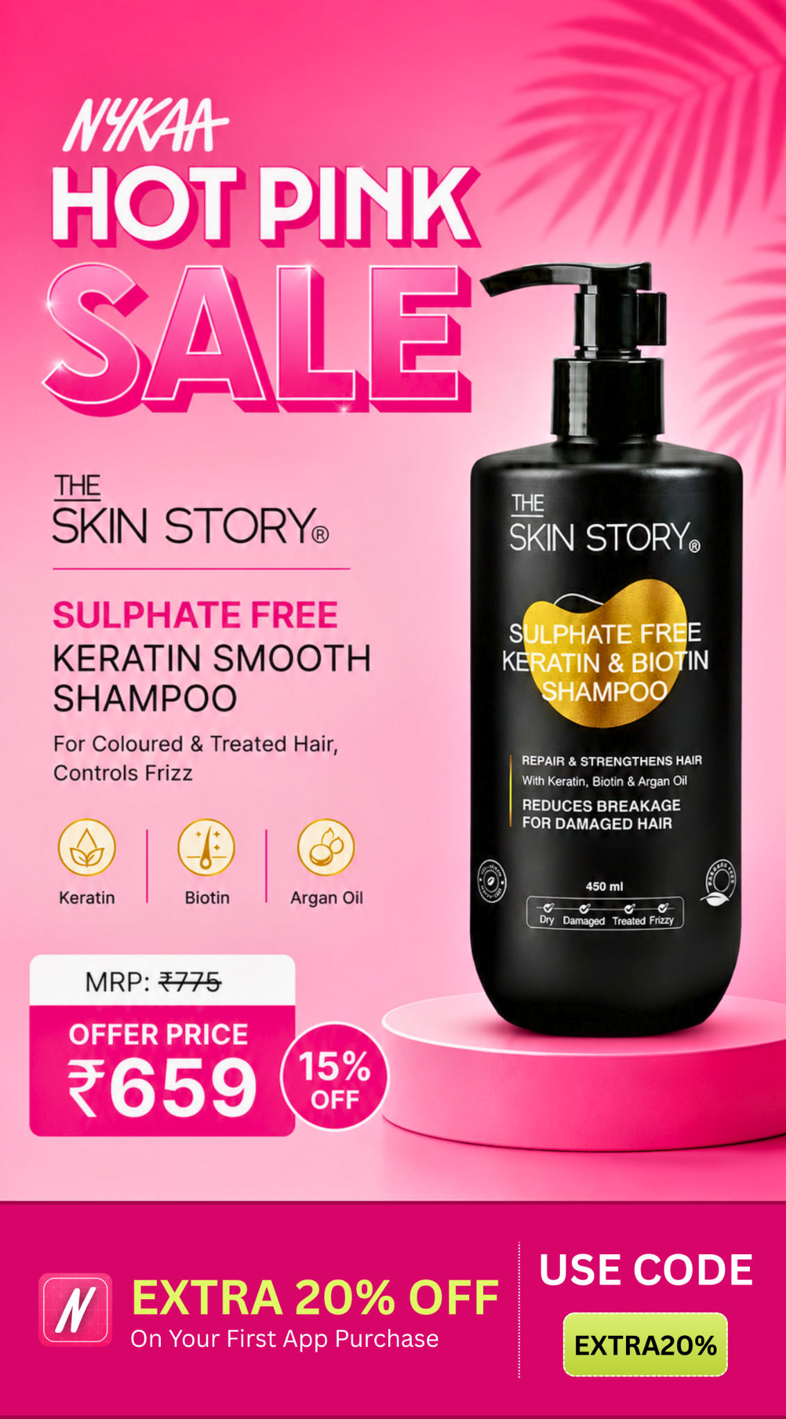The Skin Story Facebook ad from Jul 17, 2026
