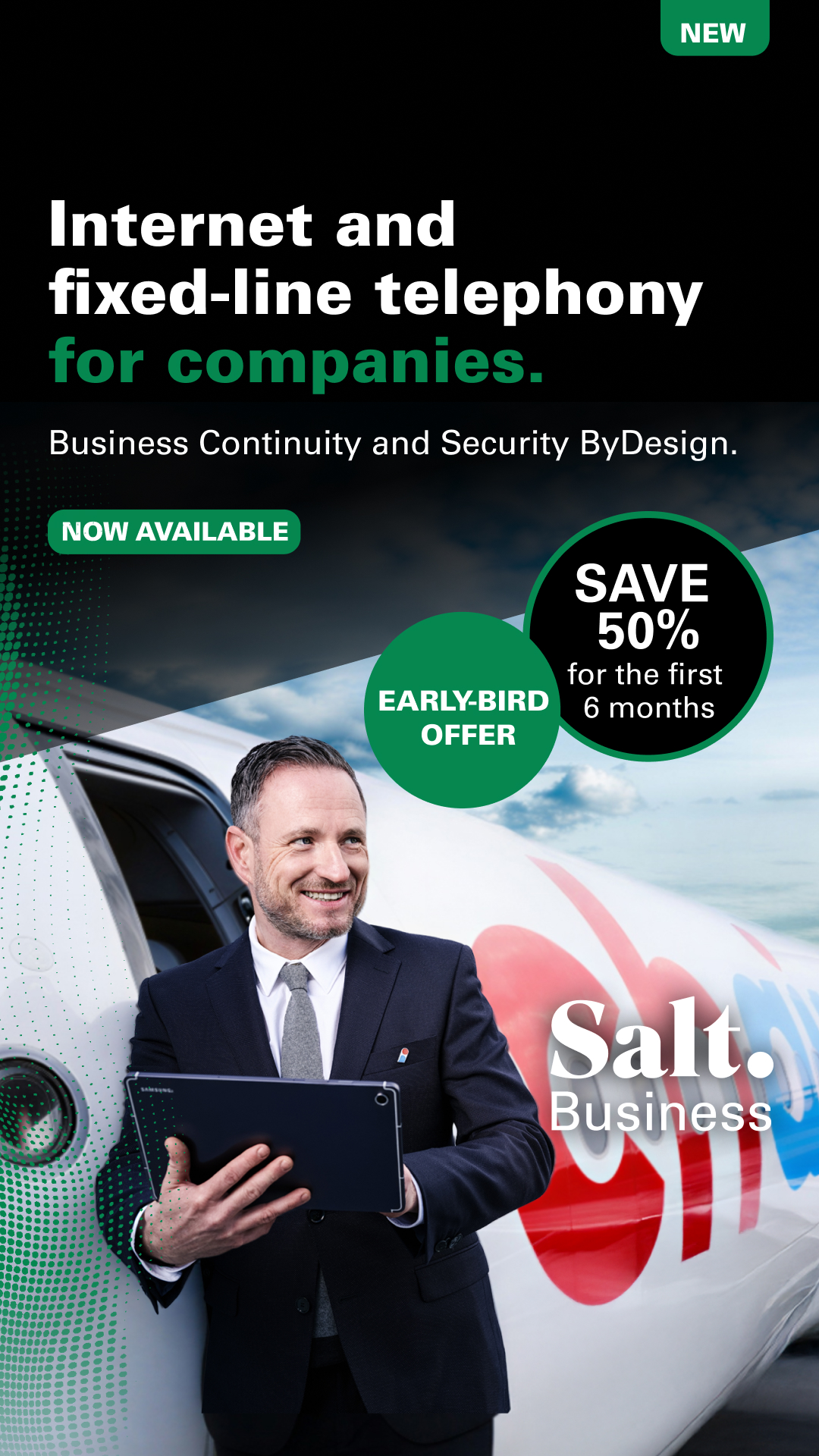 Salt Mobile Facebook ad from Jan 28, 2026