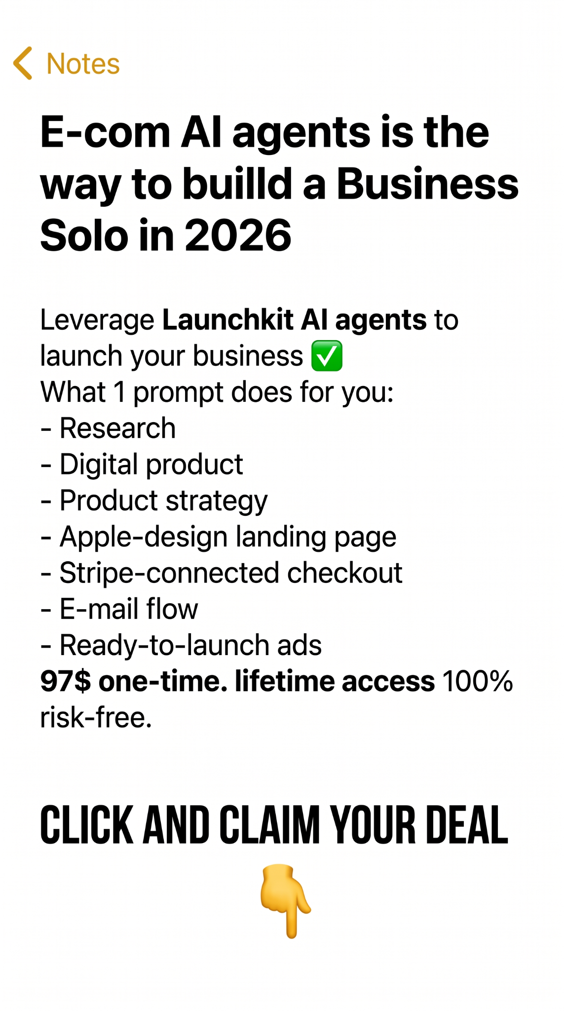 LaunchKit Facebook ad