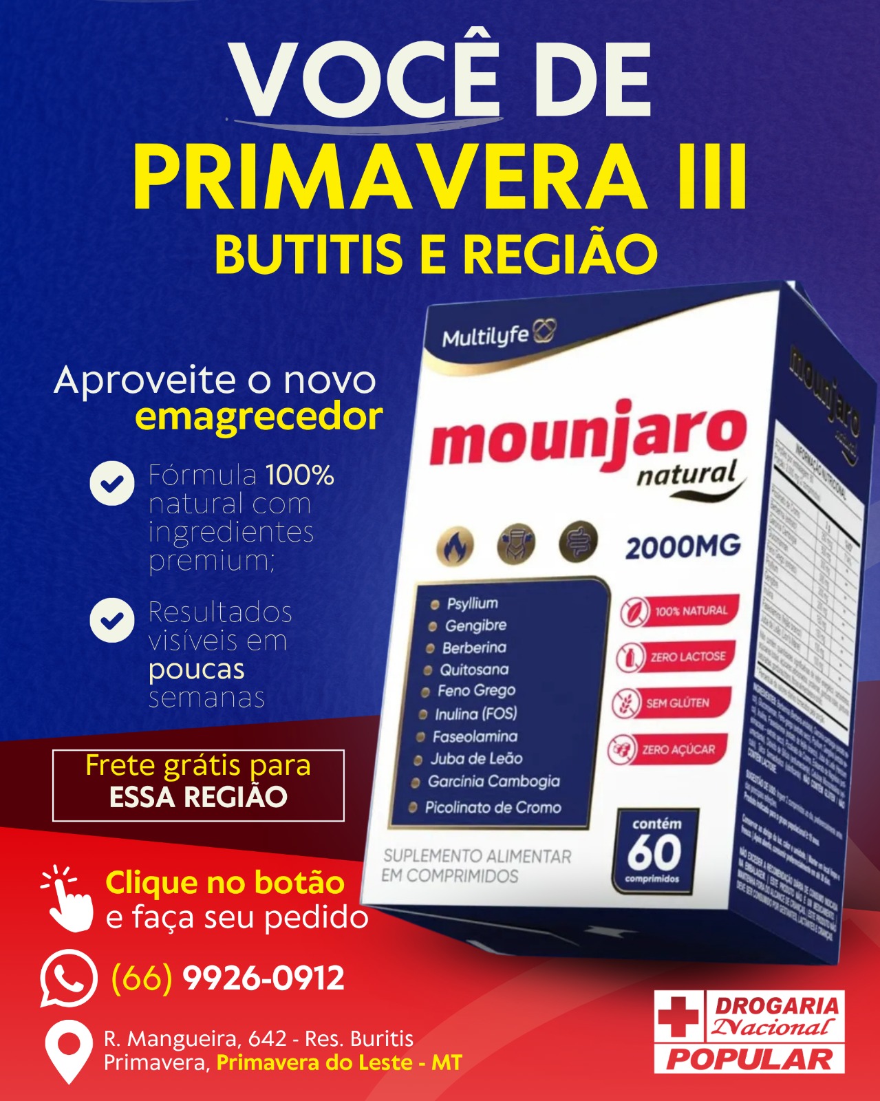 Drogaria Nacional Facebook ad